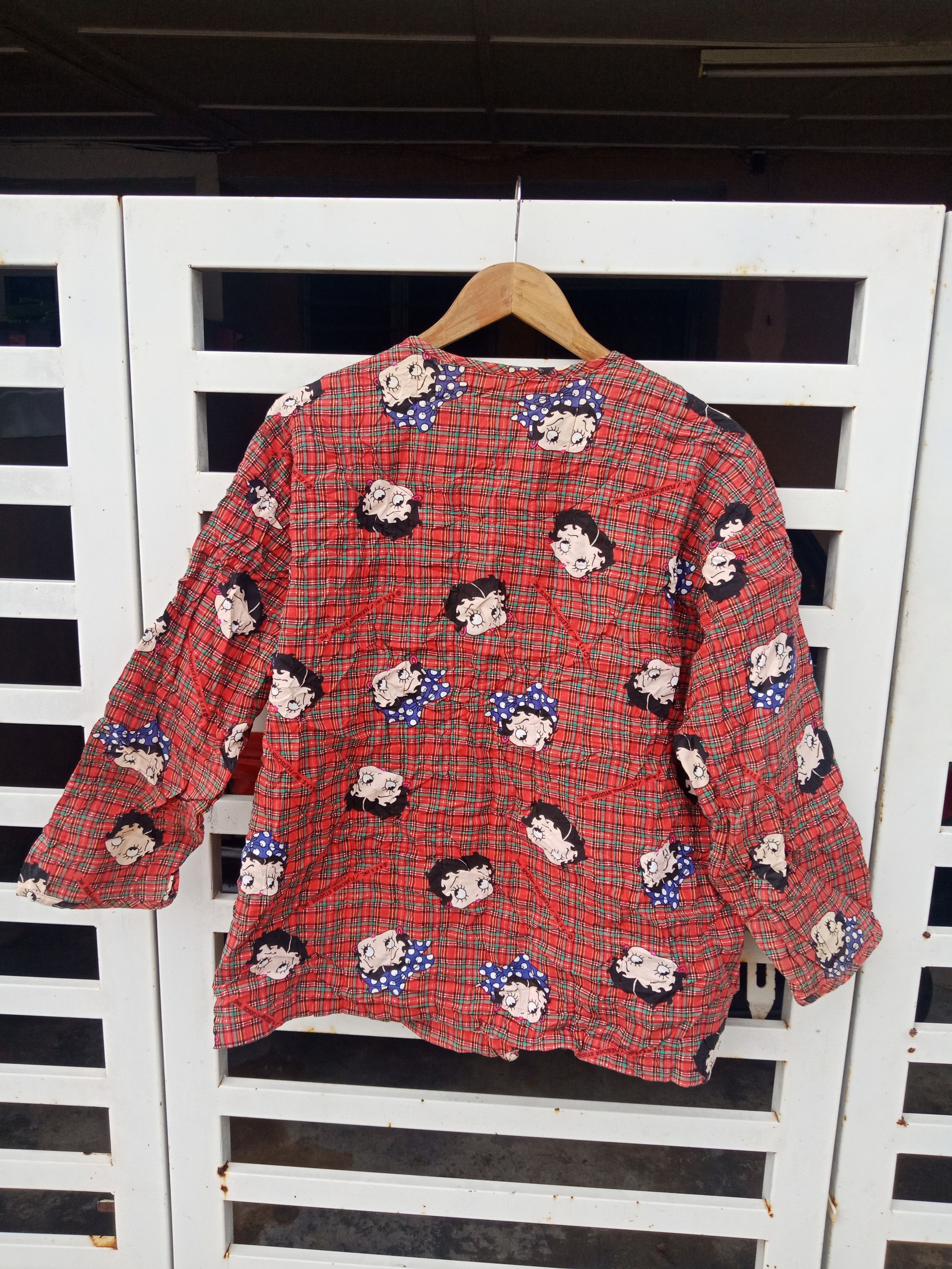 Cartoon Network Vintage Betty Boops King Features Light Jacket Kimono Size US L / EU 52-54 / 3 - 2 Thumbnail