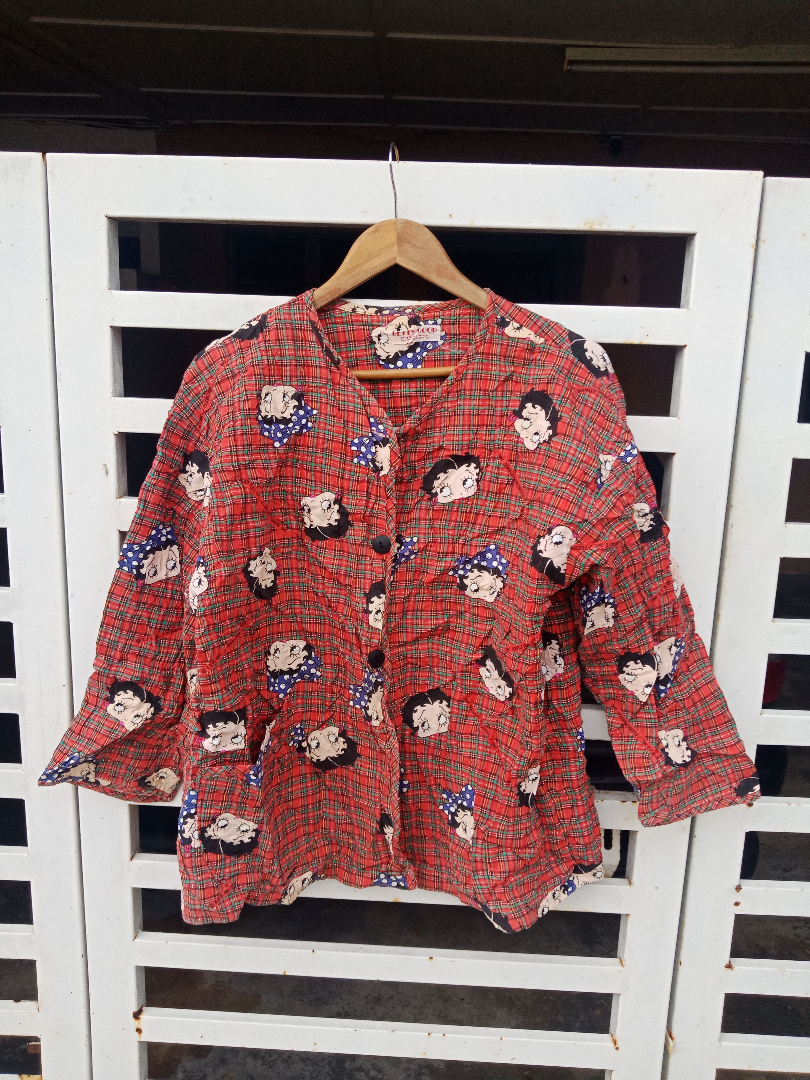 Cartoon Network Vintage Betty Boops King Features Light Jacket Kimono Size US L / EU 52-54 / 3 - 1 Thumbnail