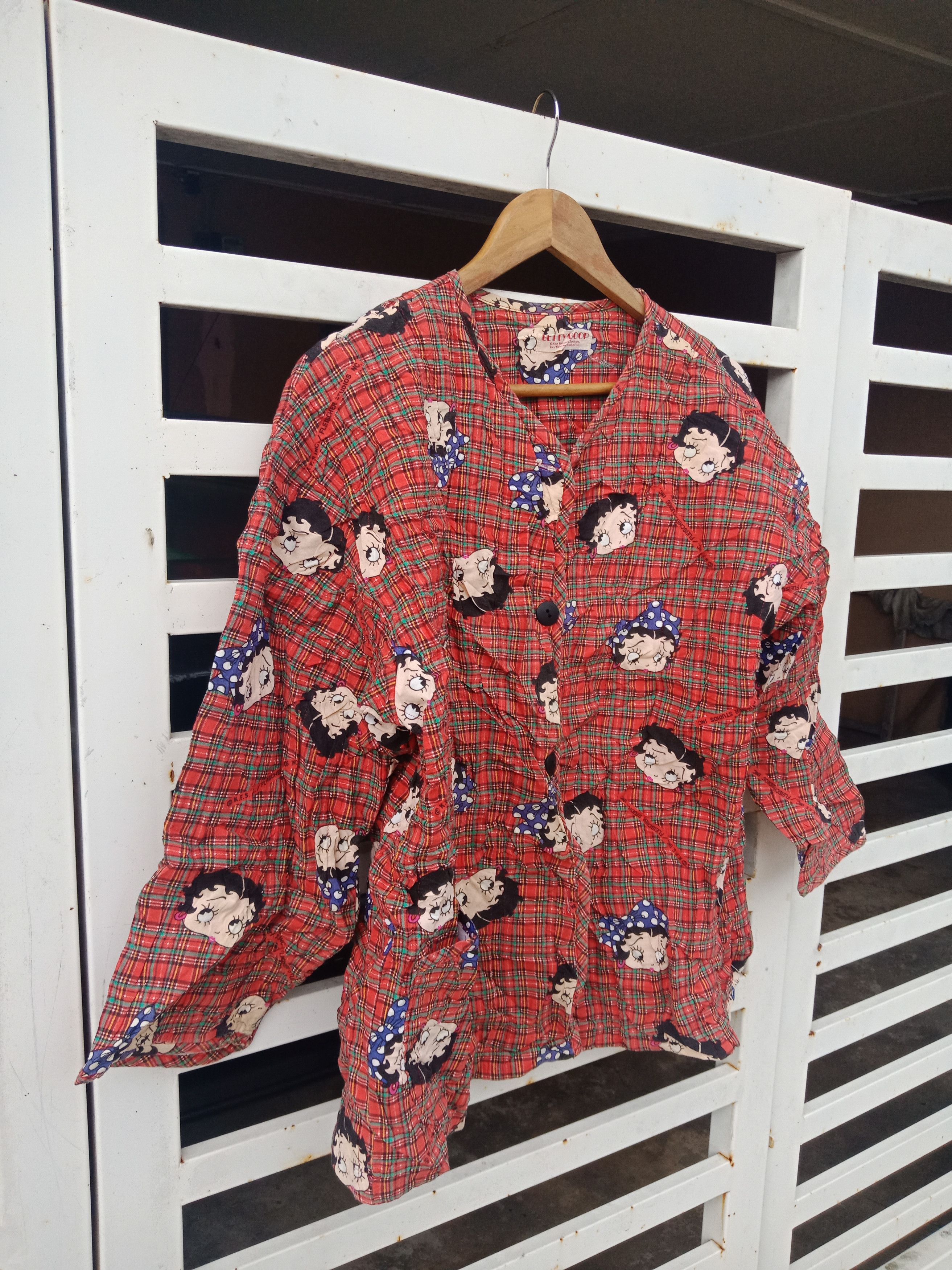 Cartoon Network Vintage Betty Boops King Features Light Jacket Kimono Size US L / EU 52-54 / 3 - 4 Thumbnail