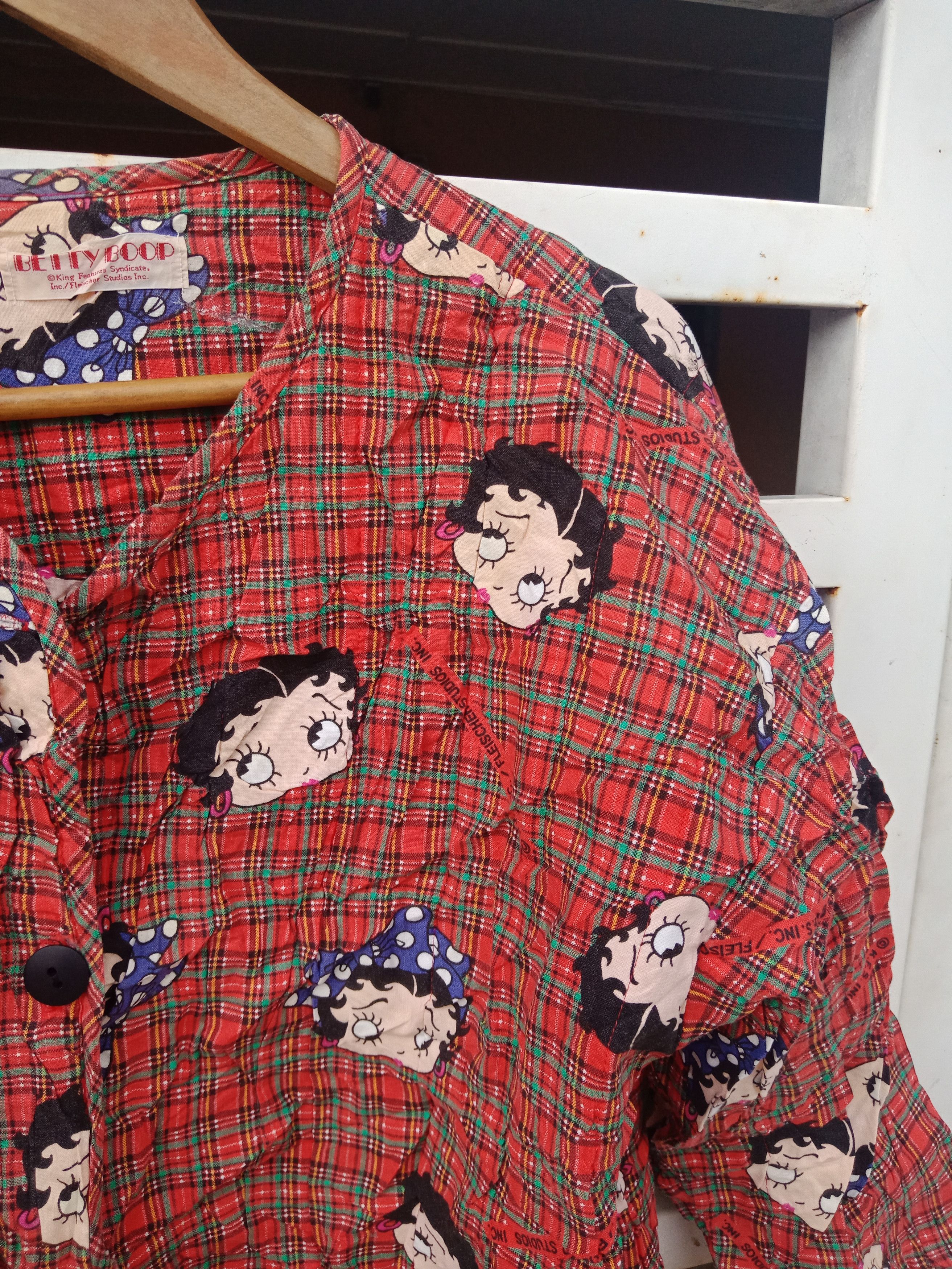 Cartoon Network Vintage Betty Boops King Features Light Jacket Kimono Size US L / EU 52-54 / 3 - 6 Thumbnail