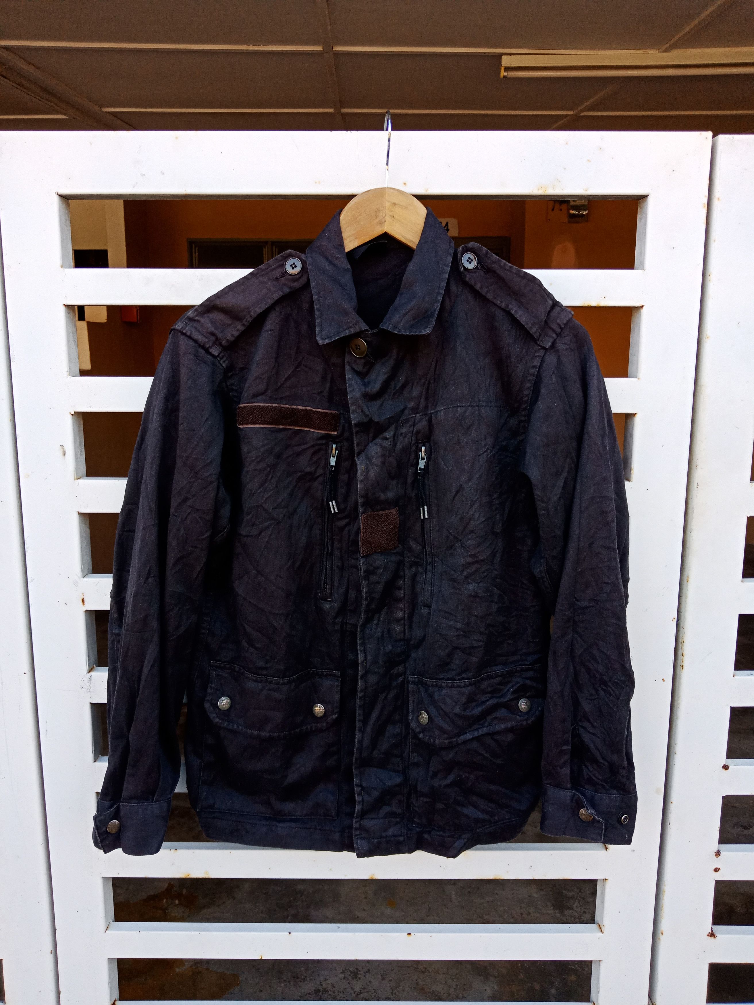 Playboy Playboy Spellout Big Logo Army Military Jacket Size US S / EU 44-46 / 1 - 2 Thumbnail
