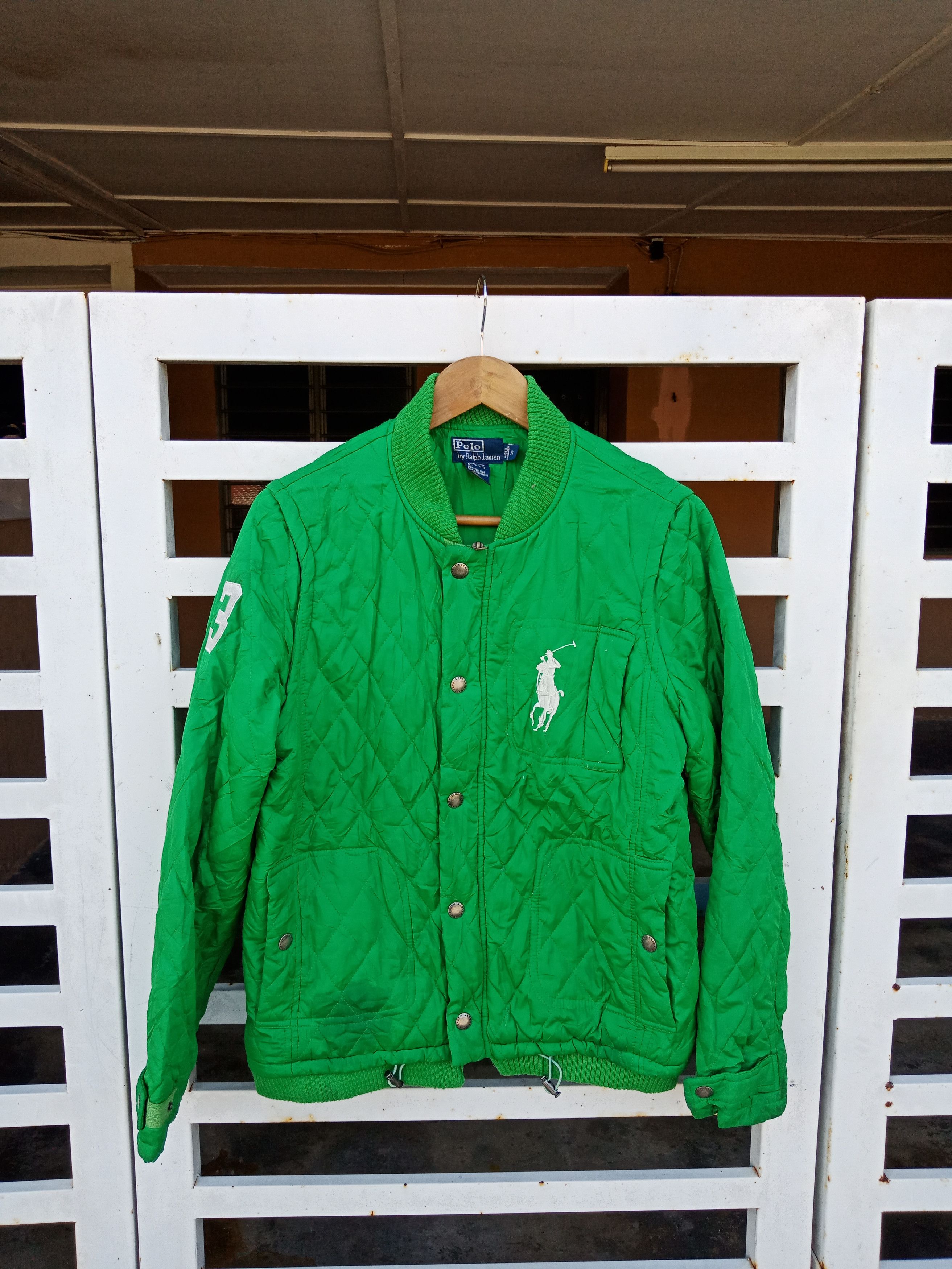 Polo Ralph Lauren Polo Ralph Lauren Big Logo Color Block Quilt Jacket Size US M / EU 48-50 / 2 - 1 Thumbnail