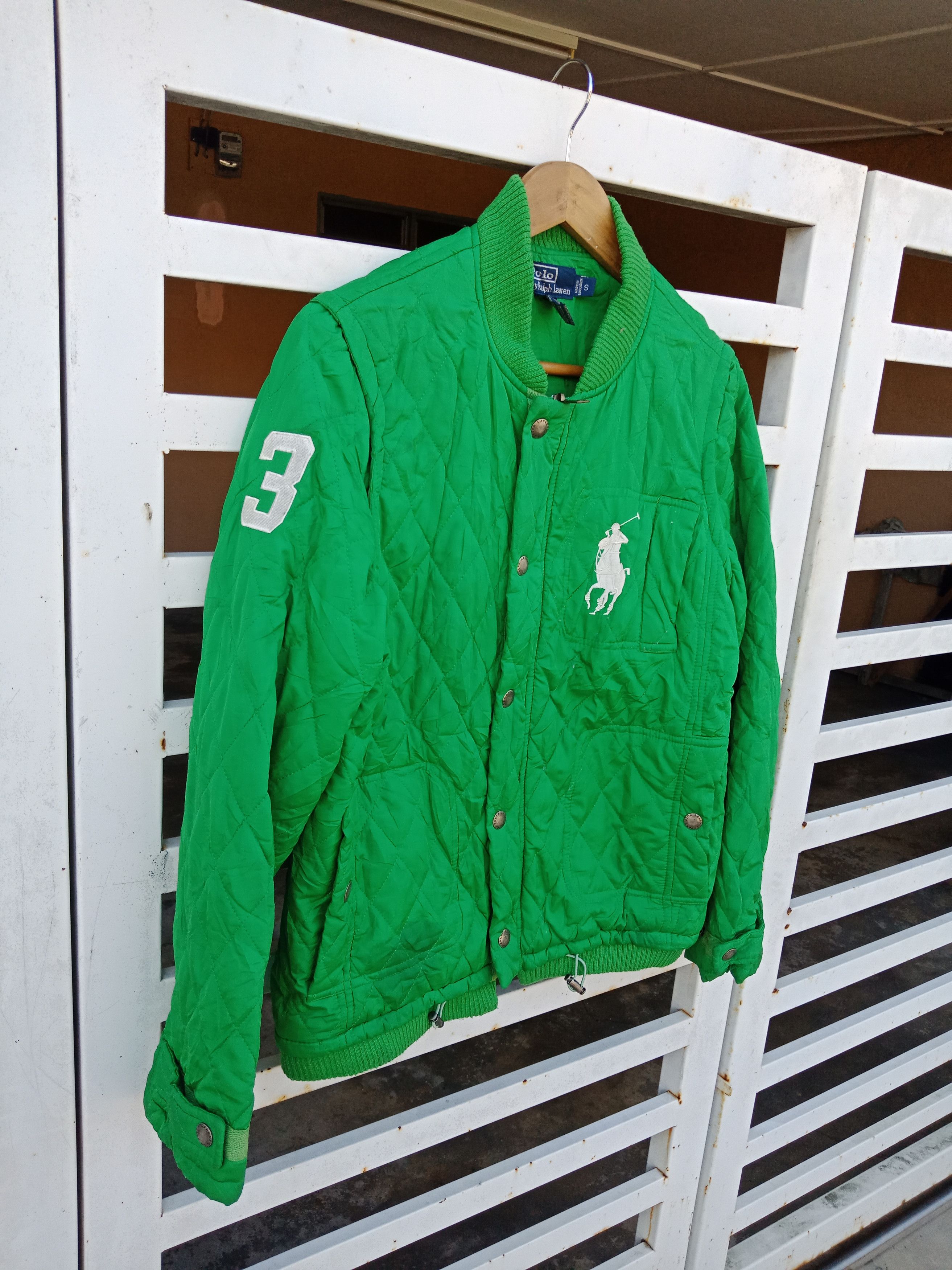 Polo Ralph Lauren Polo Ralph Lauren Big Logo Color Block Quilt Jacket Size US M / EU 48-50 / 2 - 4 Thumbnail