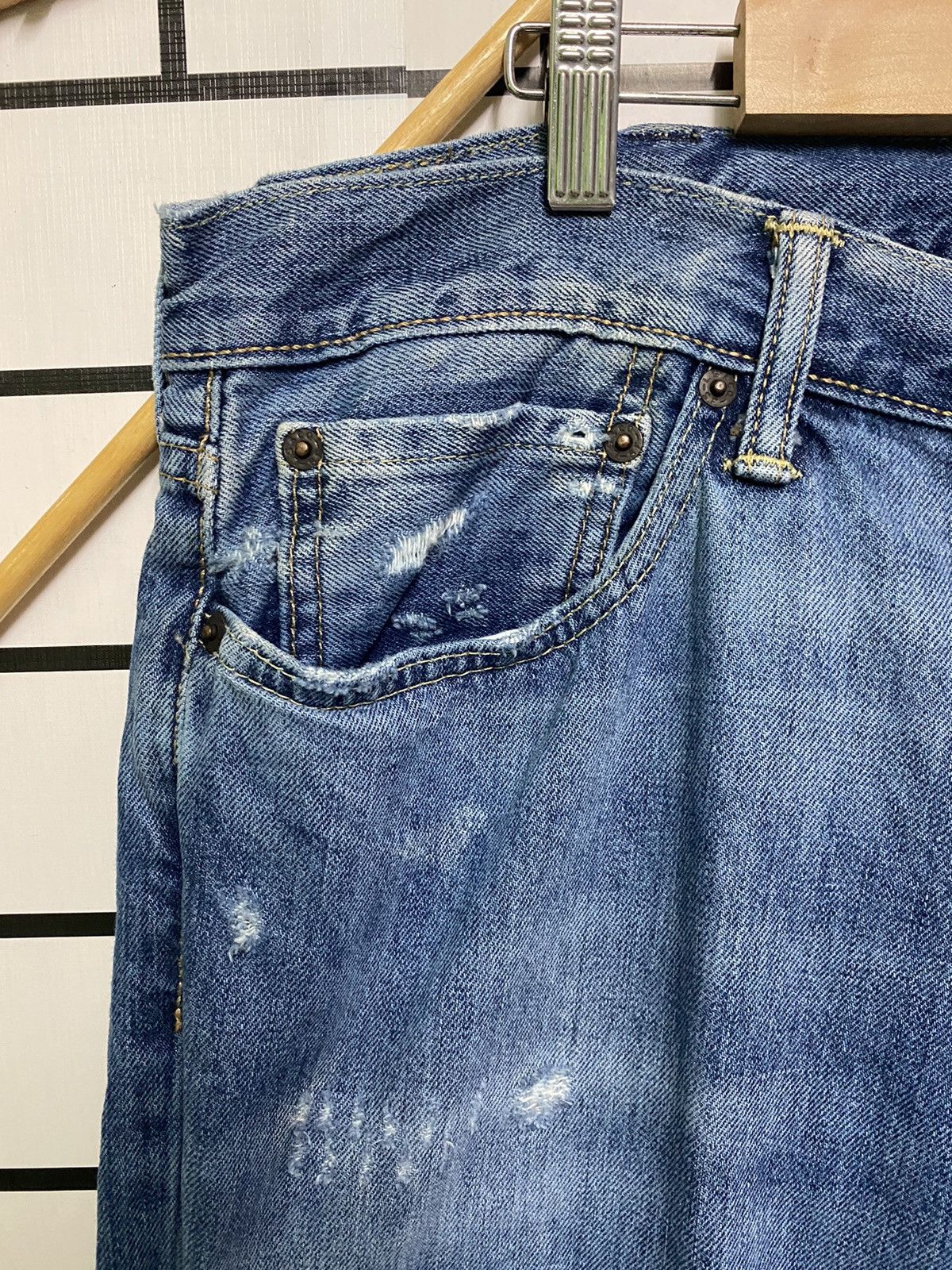 Levi's × Vintage Vintage LEVIS 541 Distressed Jeans -L41 Size US 38 / EU 54 - 5 Thumbnail