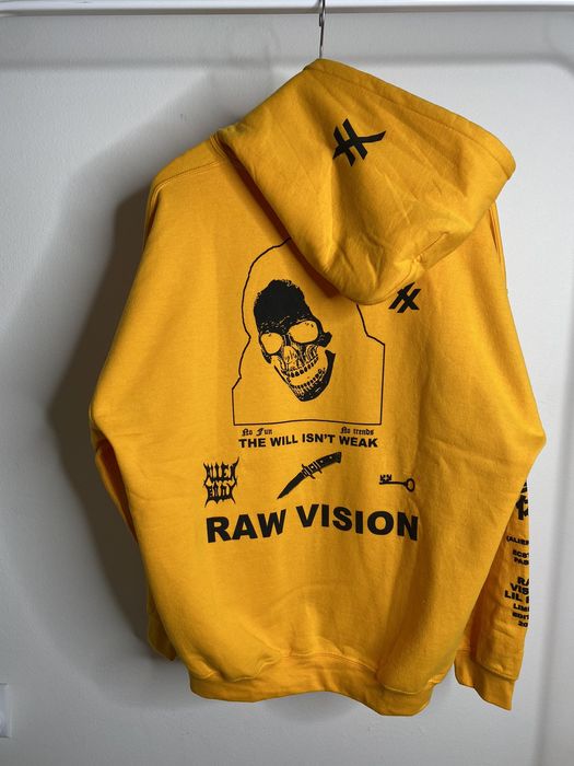 Alien Body x Lil Peep - Yellow RAW VISION Hoodie – Official