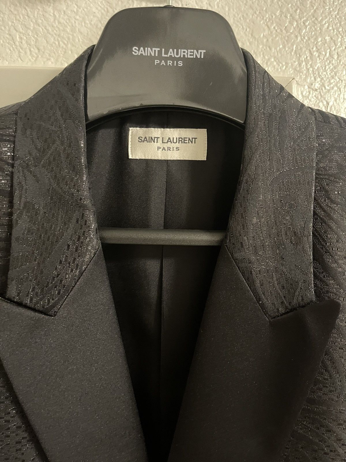 Saint Laurent Paris RARE SAINT LAURENT METALLIC BLAZER SIZE 58 Size 48R - 4 Thumbnail