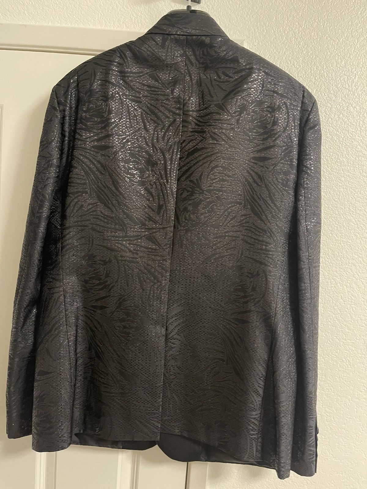 Saint Laurent Paris RARE SAINT LAURENT METALLIC BLAZER SIZE 58 Size 48R - 2 Thumbnail