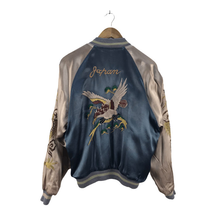 Japanese Brand Vintage Sukajan Eagle Japan Embroidery Souvenirs Jacket
