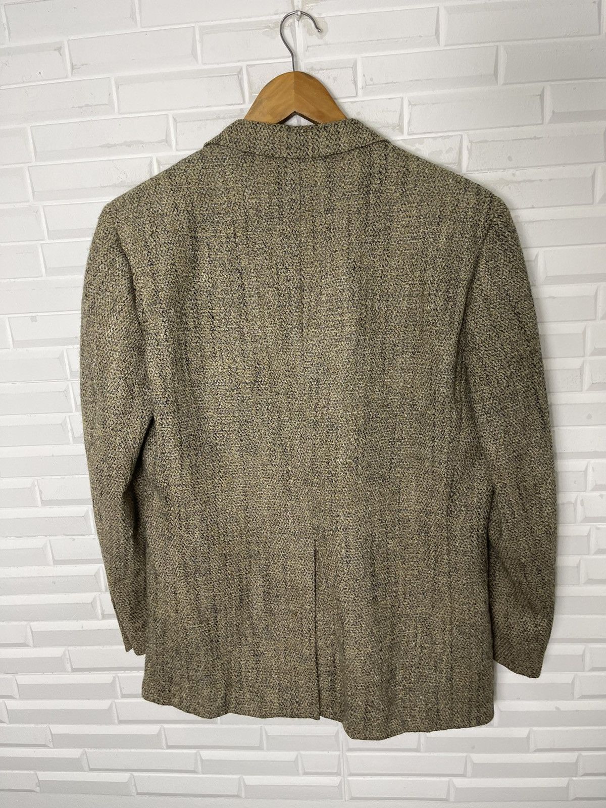 Ermenegildo Zegna × Vintage Vintage Tweed Ermenegildo Zegna Blazer Coat Size US M / EU 48-50 / 2 - 3 Thumbnail