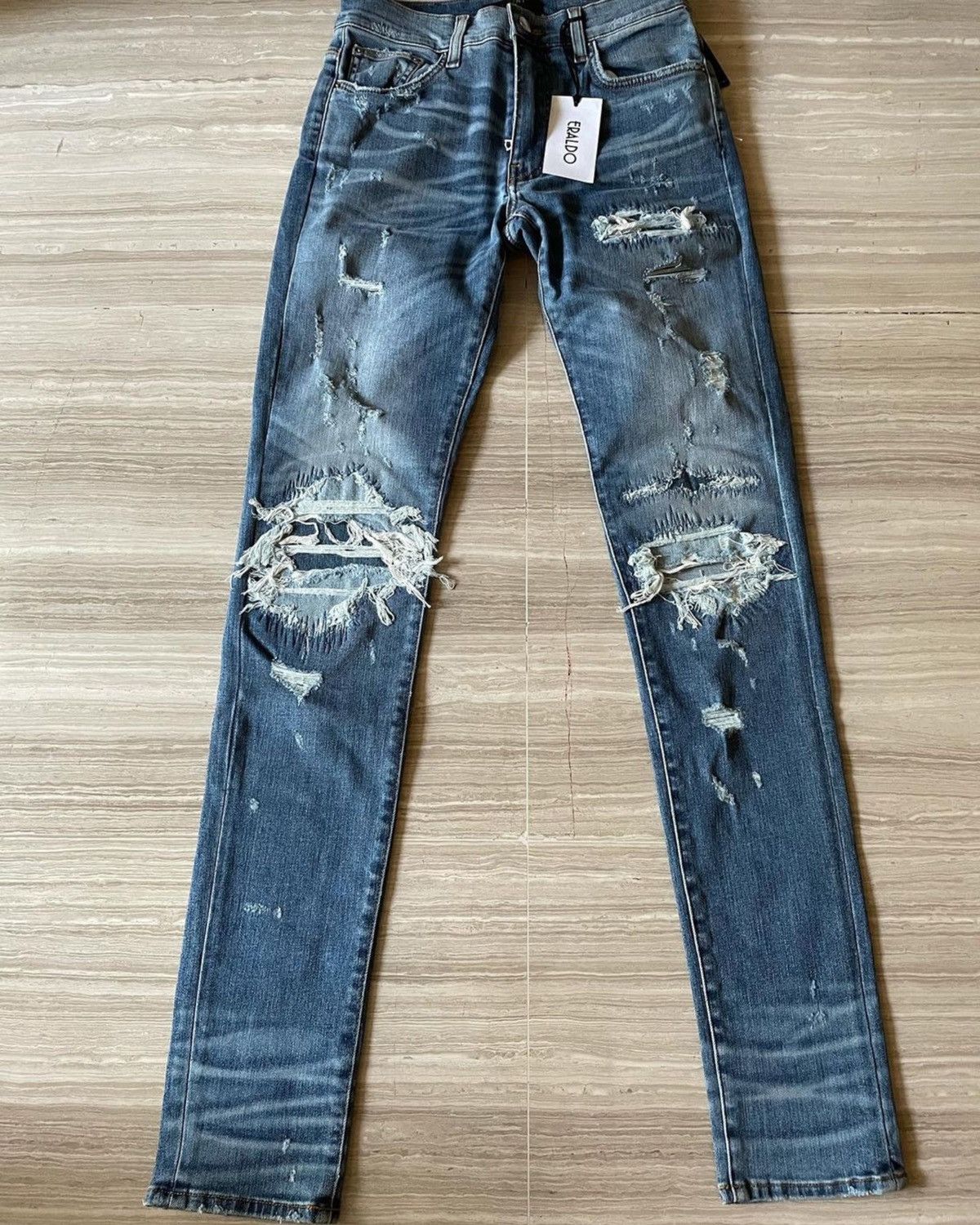 Amiri super repair store jeans