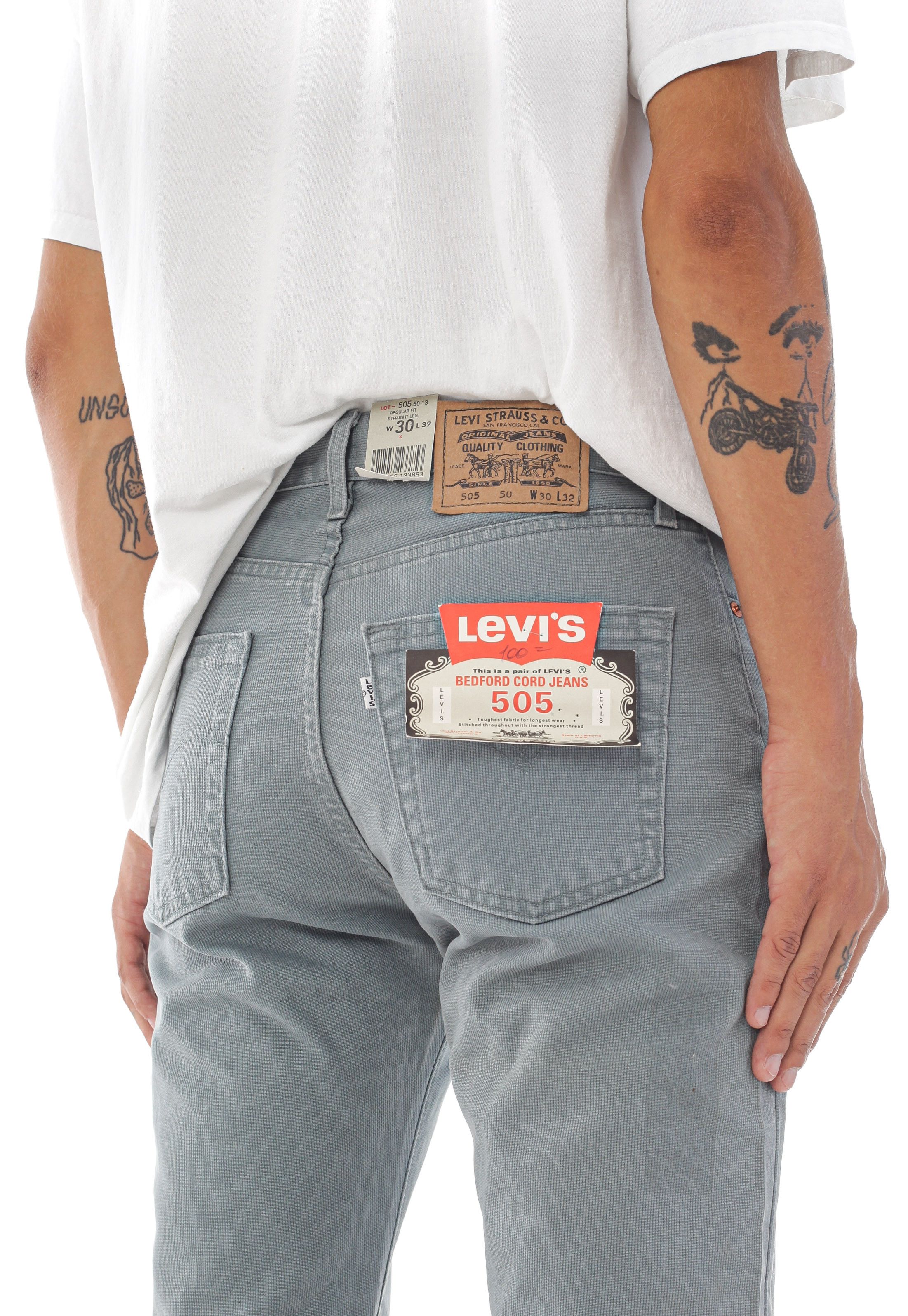 Levi's Vintage LEVIS Corduroy Pants 80s A9106 Size US 30 / EU 46 - 5 Thumbnail