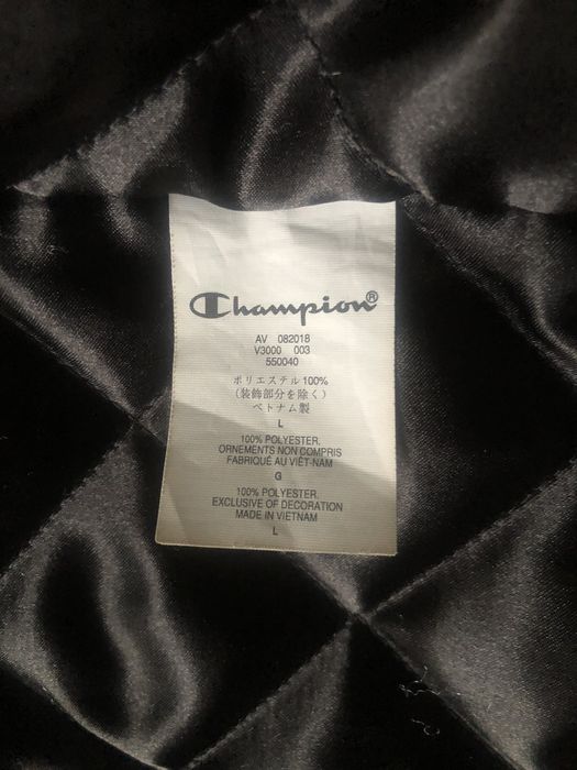 Supreme Supreme Champion Hooded Satin Varsity Jacket | Grailed