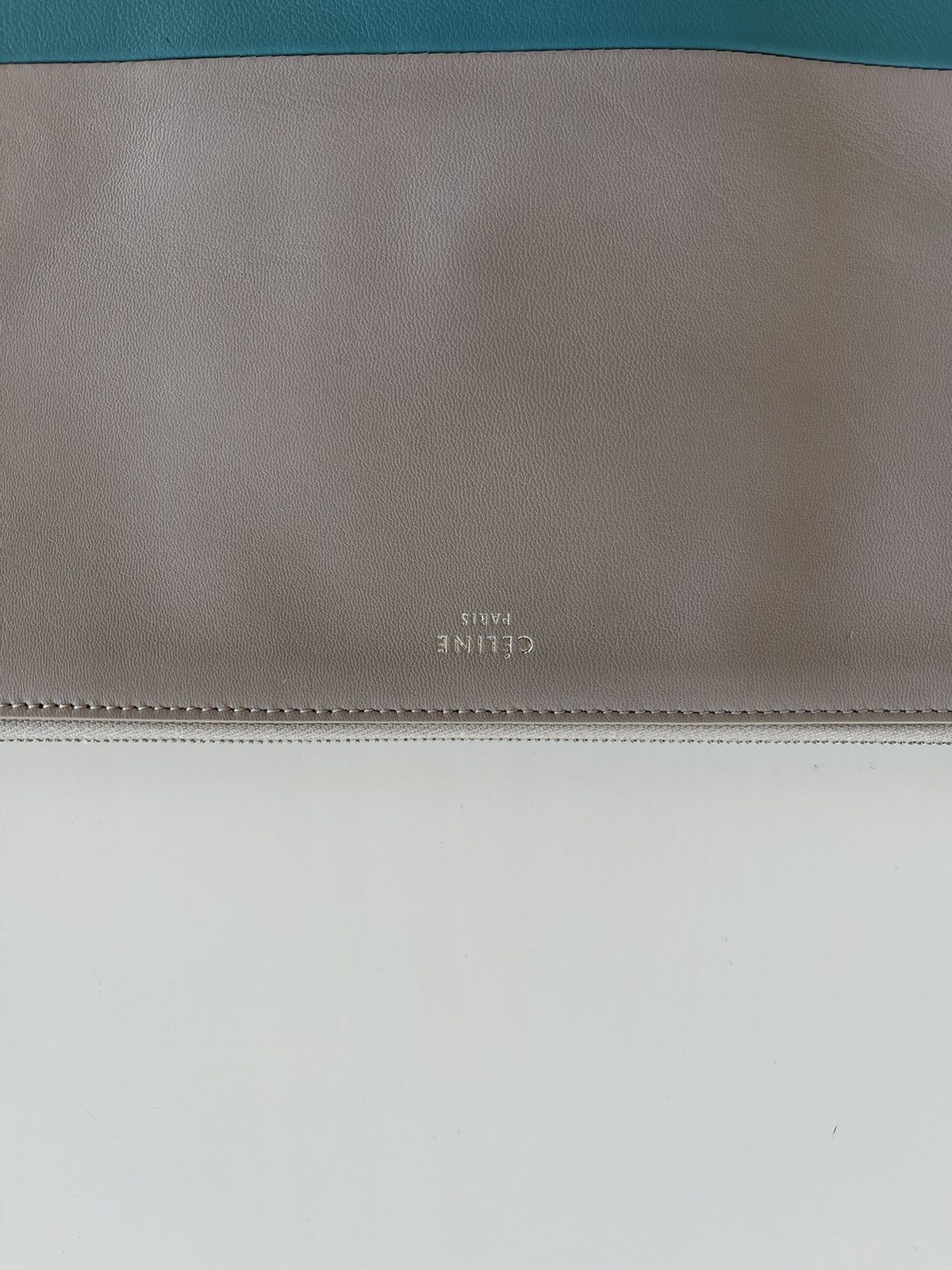Celine Céline by Phoebe Philo two-tone solo clutch pouch Size ONE SIZE - 4 Thumbnail