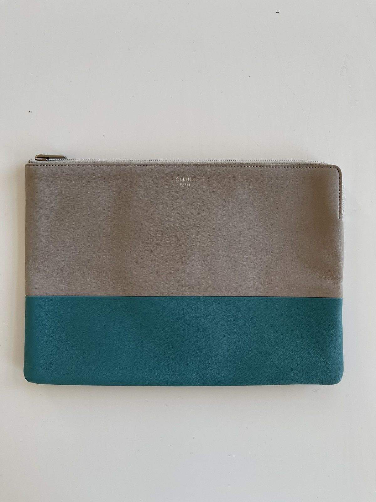 Celine Céline by Phoebe Philo two-tone solo clutch pouch Size ONE SIZE - 1 Thumbnail