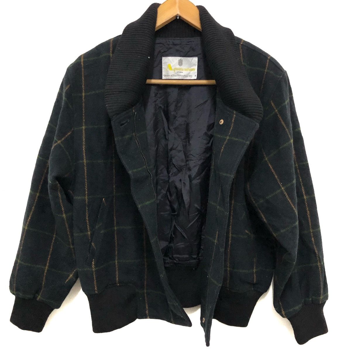 🔥 Rare Aquascutum wool bomber jacket
