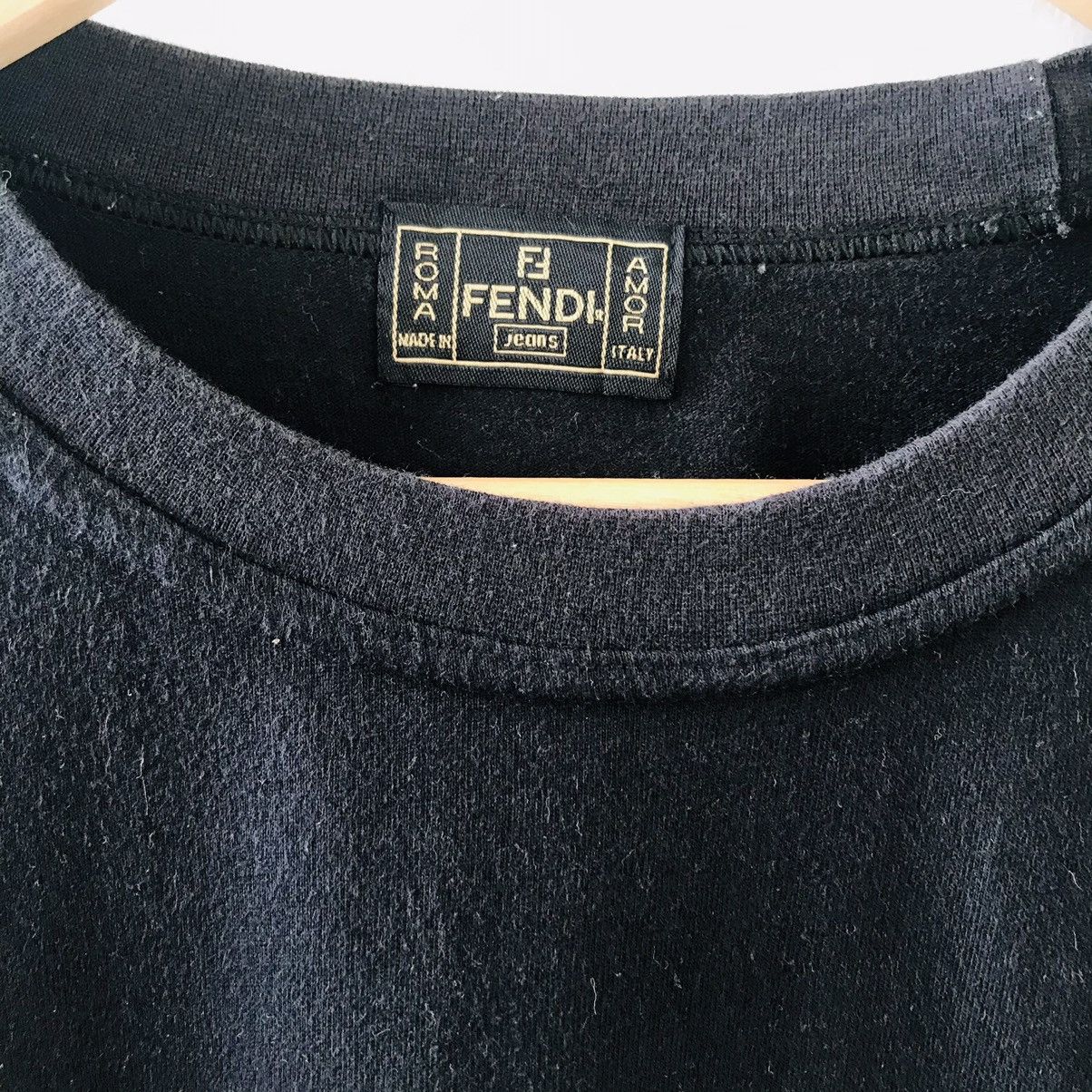 Fendi × Vintage Vintage x Fendi Big Logo Spell Out Tshirt Size US L / EU 52-54 / 3 - 3 Thumbnail