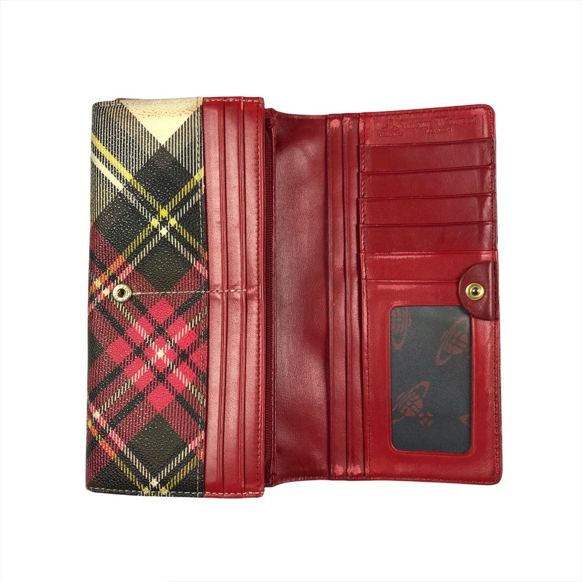 Vivienne Westwood Vivienne Westwood Tartan Orb Long Wallet Size ONE SIZE - 6 Thumbnail