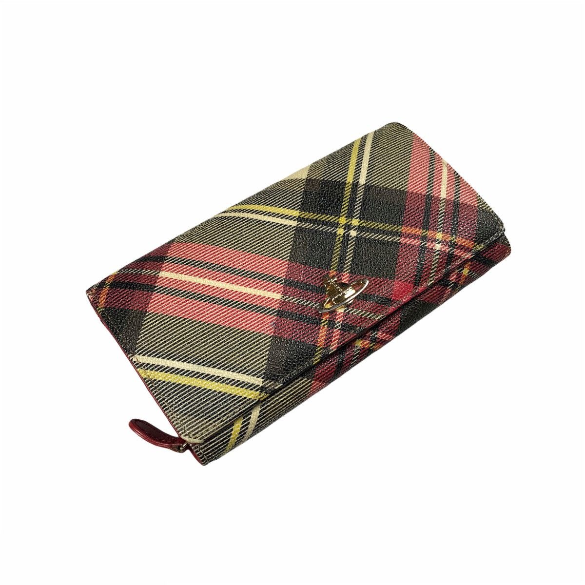 Vivienne Westwood Vivienne Westwood Tartan Orb Long Wallet Size ONE SIZE - 1 Thumbnail