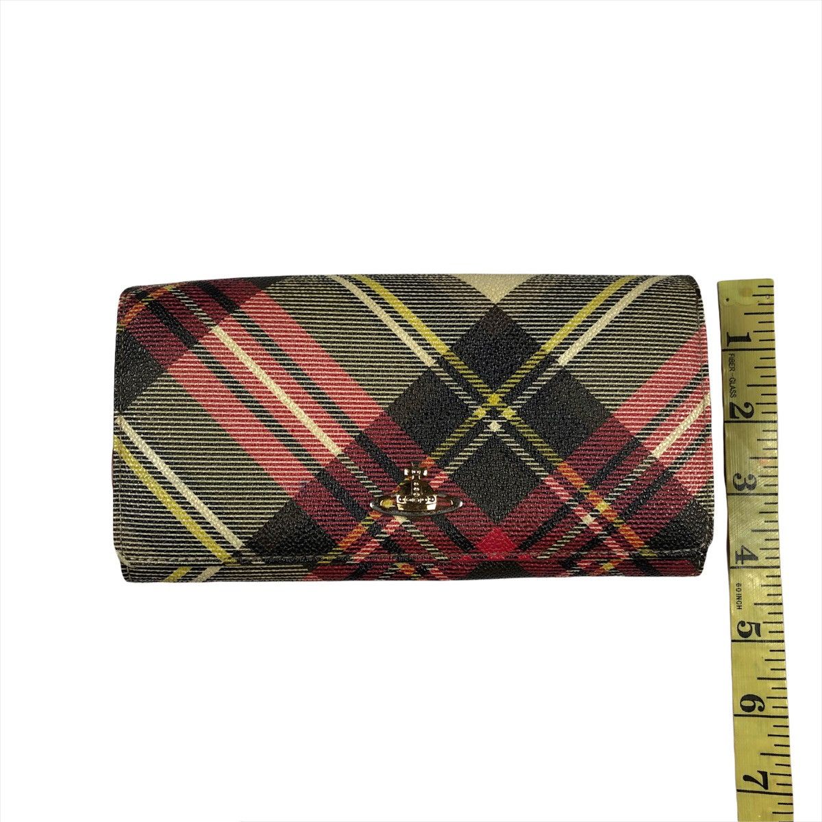 Vivienne Westwood Vivienne Westwood Tartan Orb Long Wallet Size ONE SIZE - 10 Thumbnail