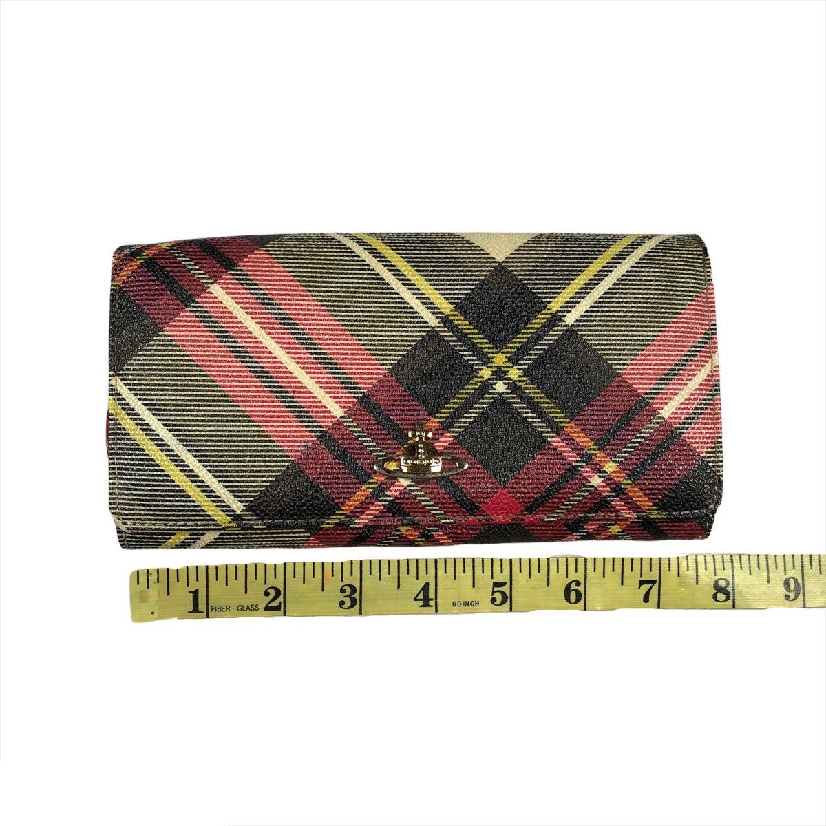 Vivienne Westwood Vivienne Westwood Tartan Orb Long Wallet Size ONE SIZE - 9 Thumbnail