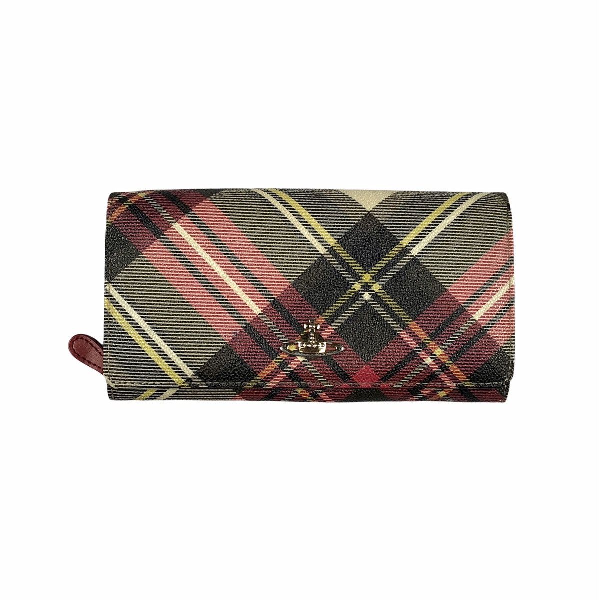 Vivienne Westwood Vivienne Westwood Tartan Orb Long Wallet Size ONE SIZE - 3 Thumbnail