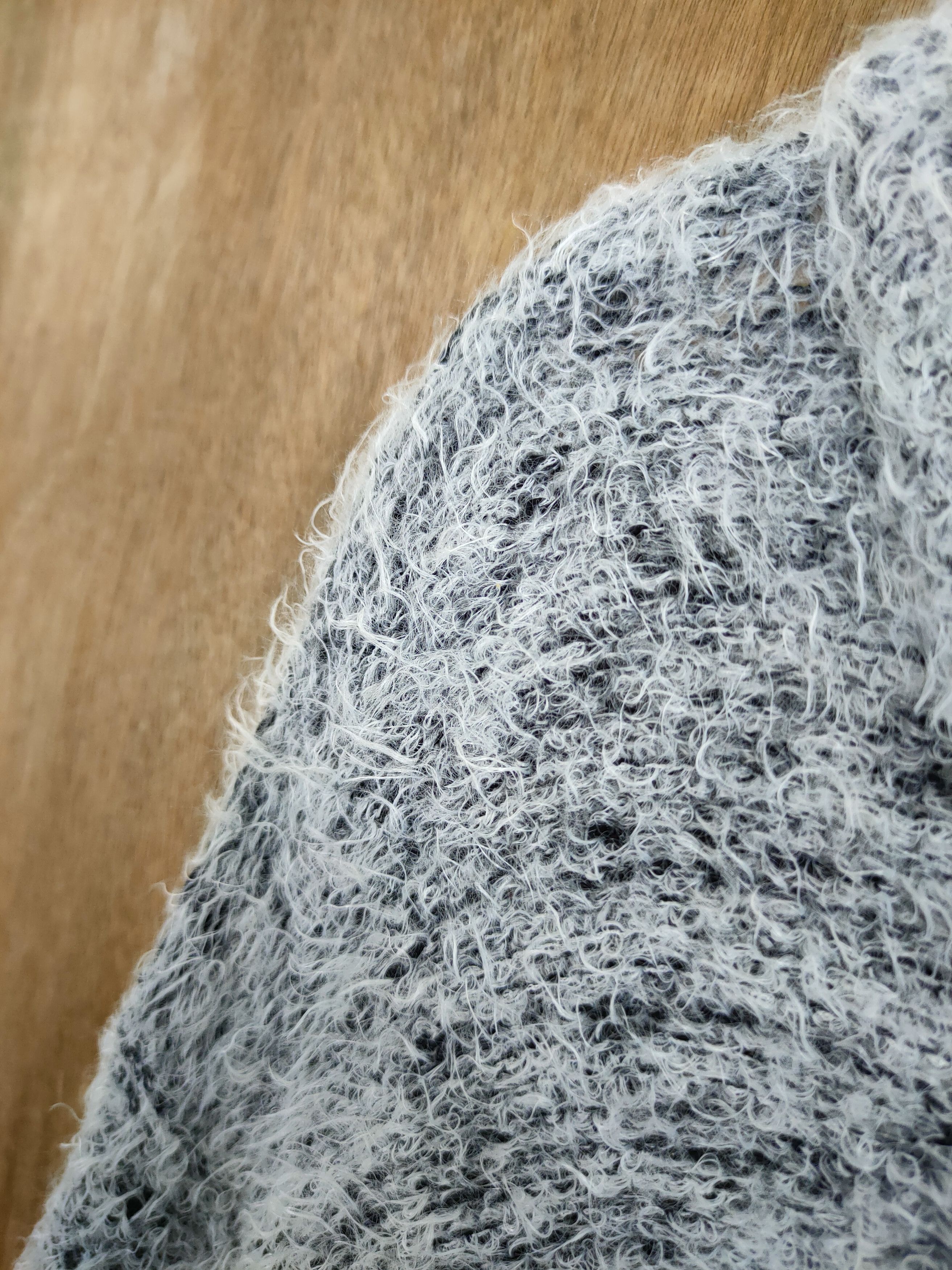 Vintage D Rienda knitted mohair shag shaggy soft fur art #46-925 Size US S / EU 44-46 / 1 - 5 Thumbnail