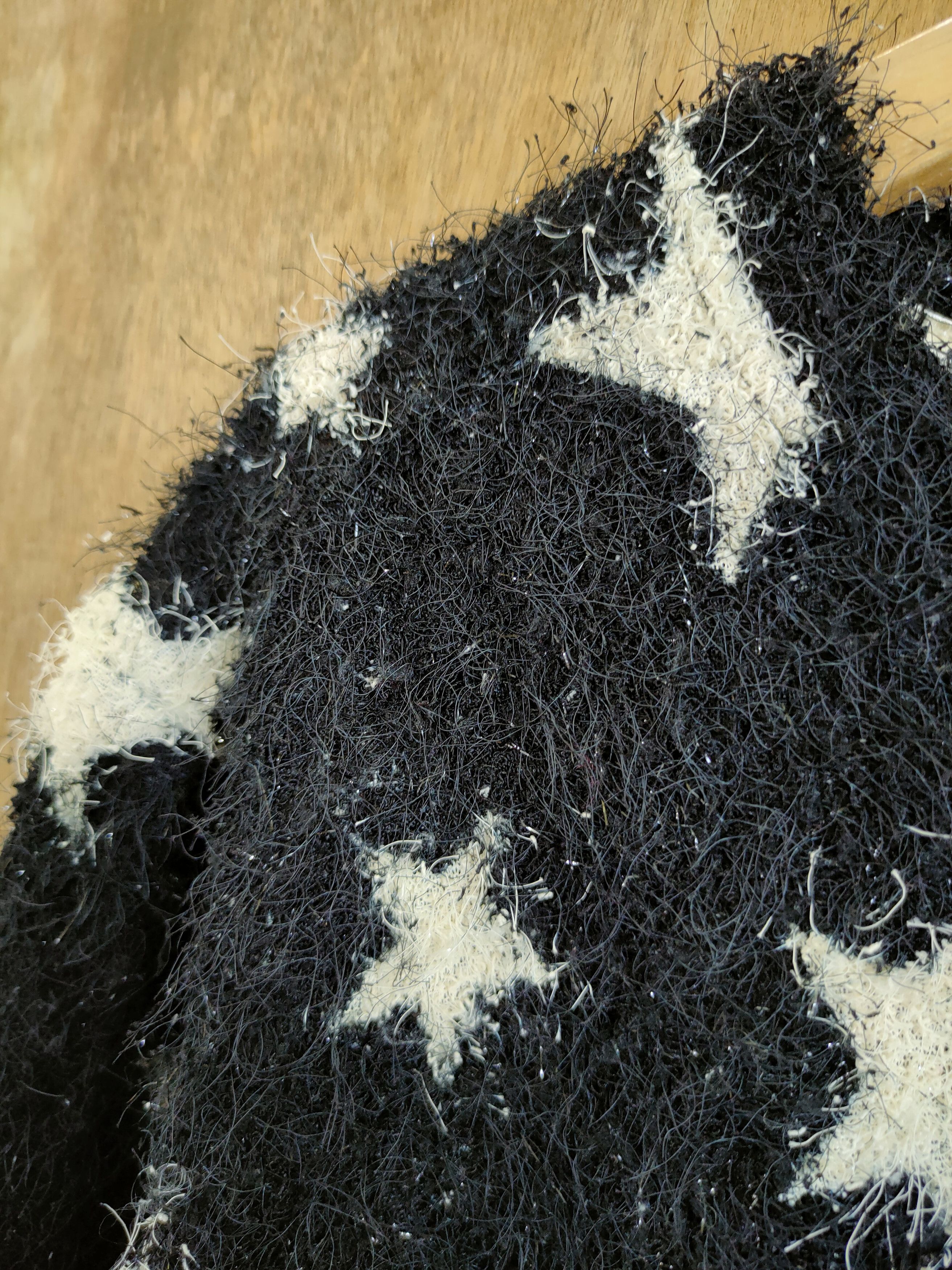 Homespun Knitwear Nice Claup star mohair shag shaggy fur knitwear #46-922 Size US XS / EU 42 / 0 - 6 Thumbnail