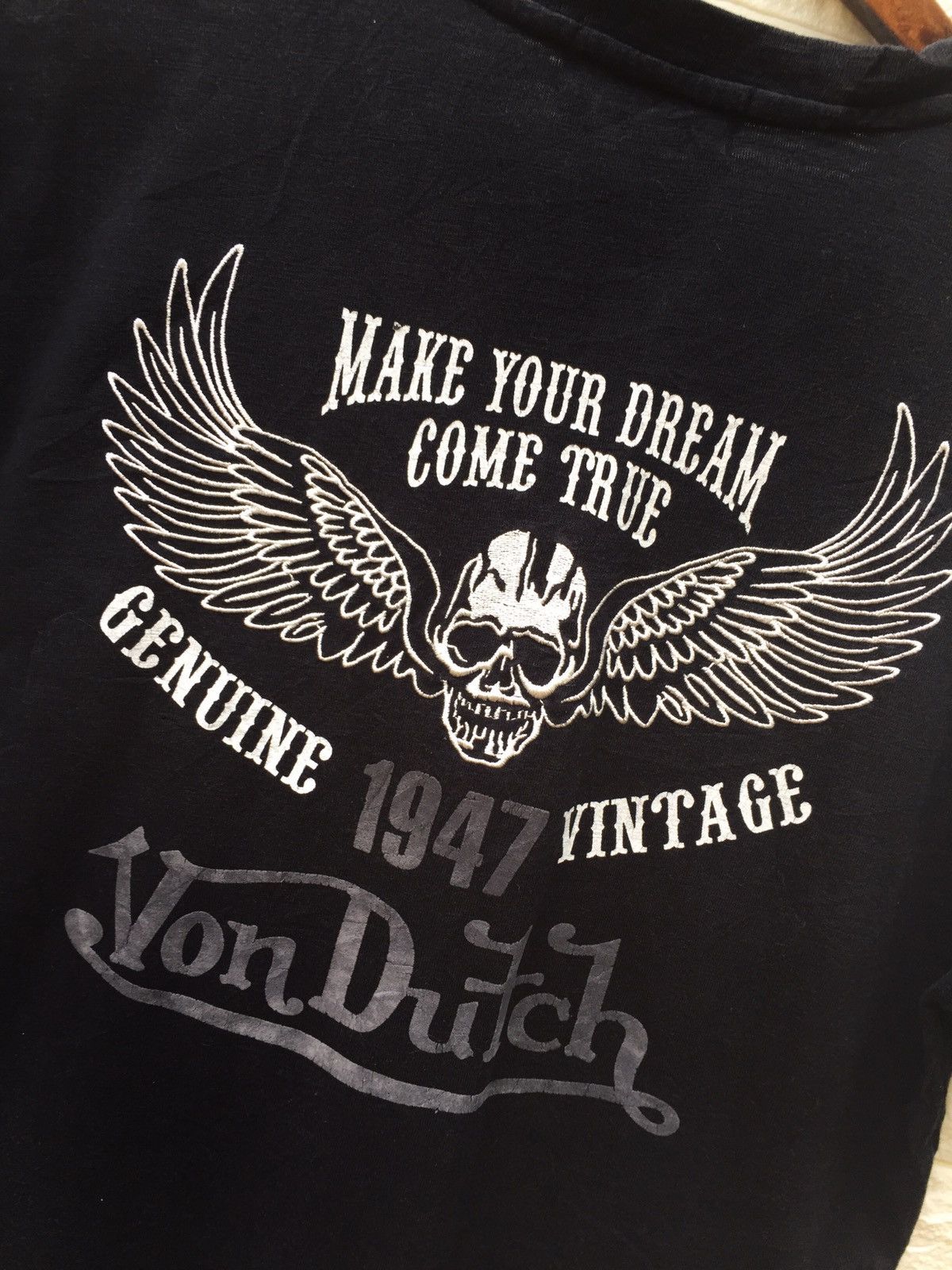 Von Dutch Von Dutch Vintage Design Embroidery Skull Print Size US M / EU 48-50 / 2 - 6 Thumbnail