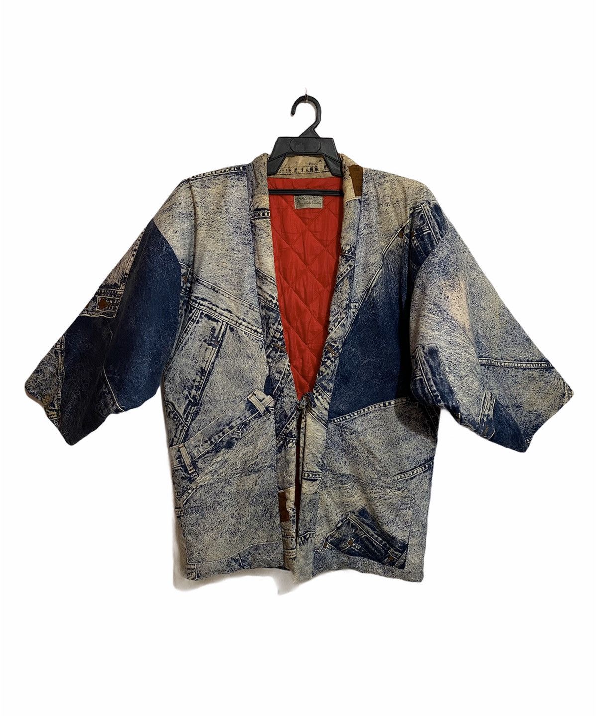 Japanese Brand VINTAGE JAN & ZEN OLD WEST COWBOY DENIM DESIGN KIMONO Size US M / EU 48-50 / 2 - 2 Thumbnail