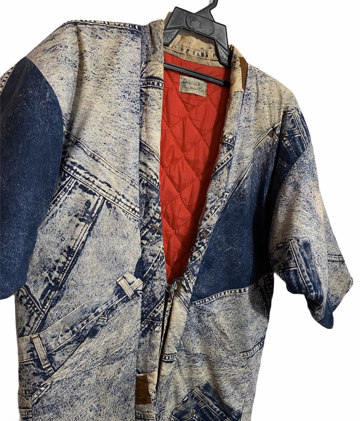 Japanese Brand VINTAGE JAN & ZEN OLD WEST COWBOY DENIM DESIGN KIMONO Size US M / EU 48-50 / 2 - 5 Thumbnail