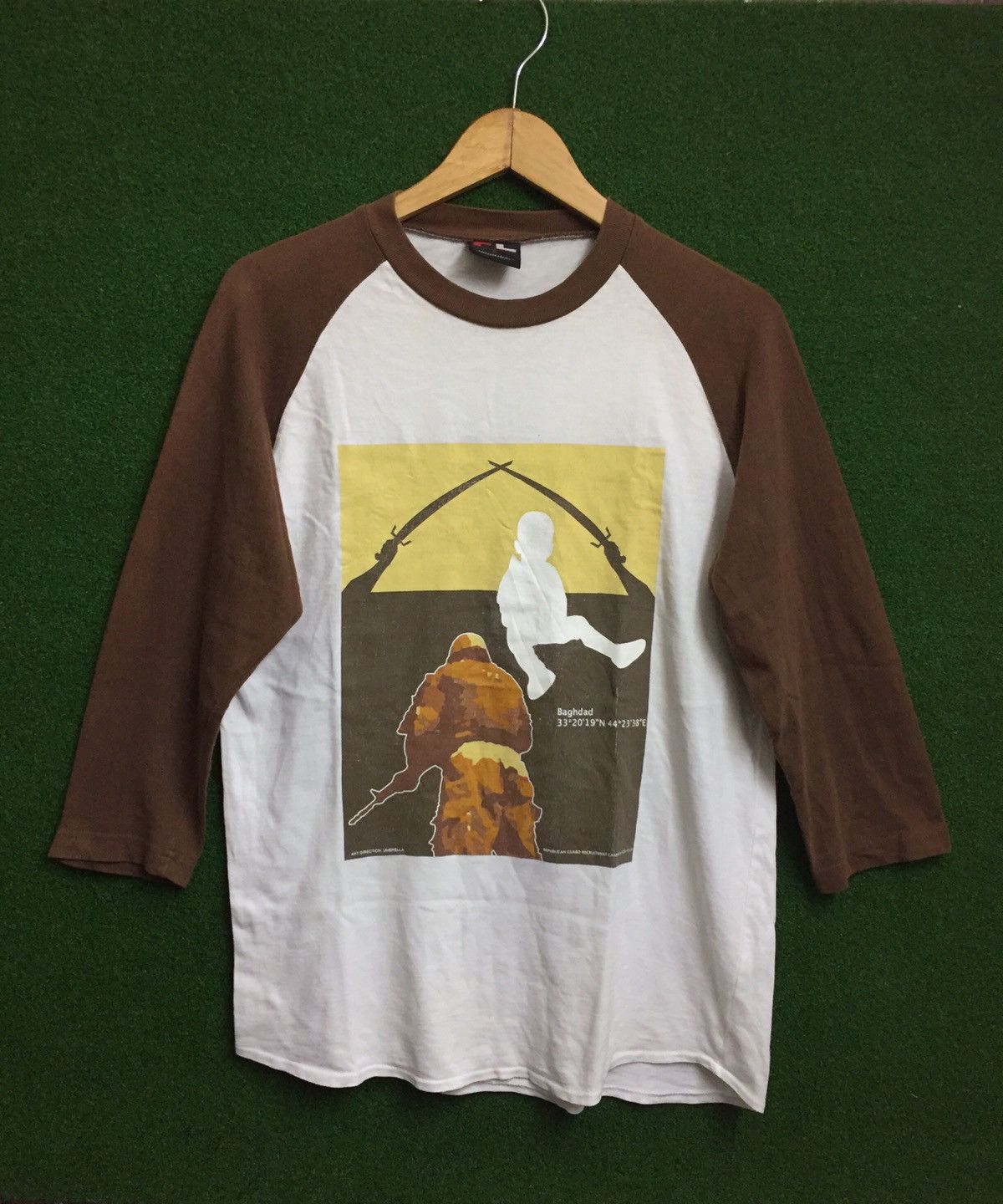 Futura Rare Futura Laboratories Baghdad Raglan T shirt Size US M / EU 48-50 / 2 - 1 Thumbnail