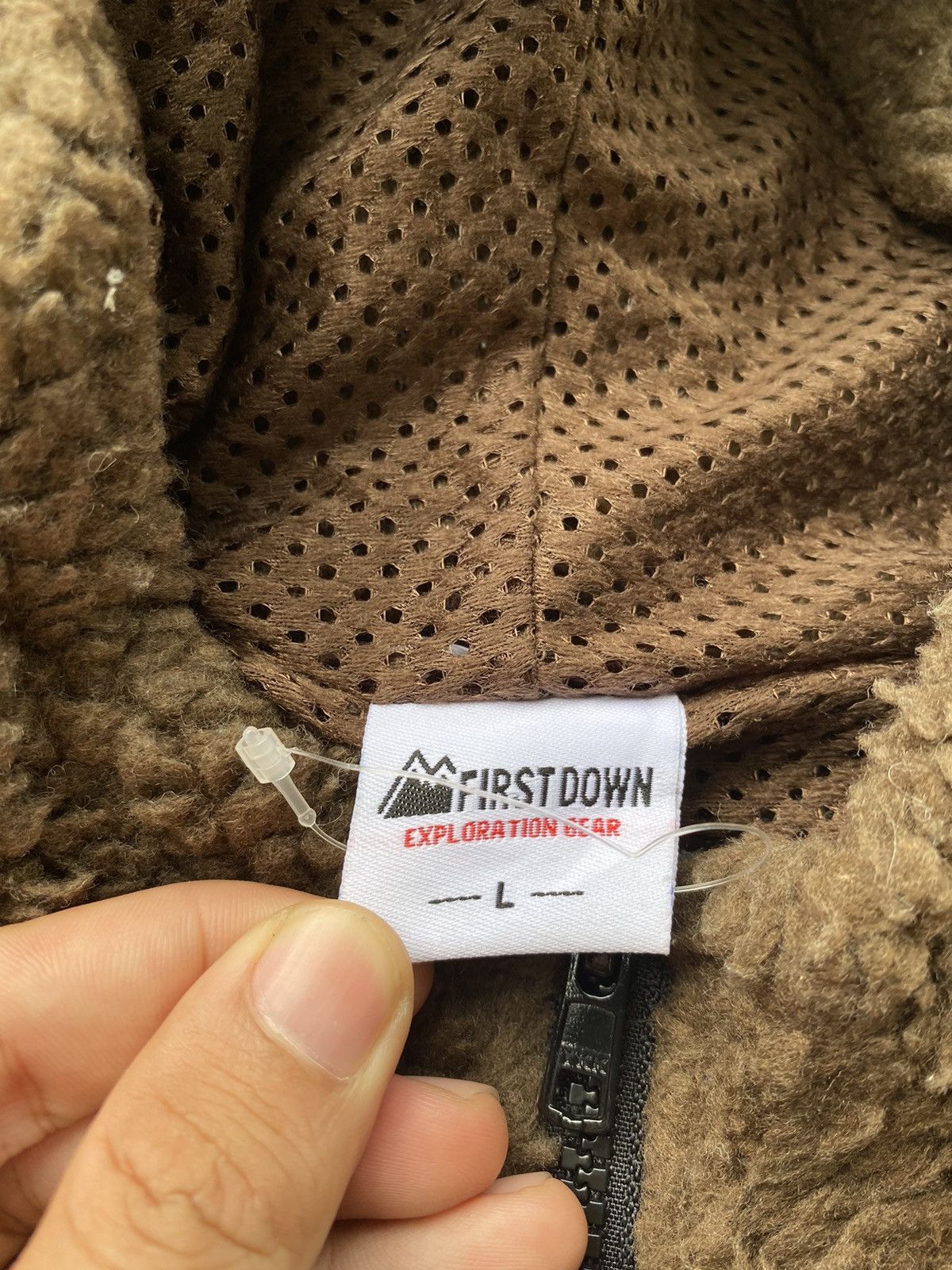 Japanese Brand First Down Fleece Jacket Size US L / EU 52-54 / 3 - 3 Thumbnail