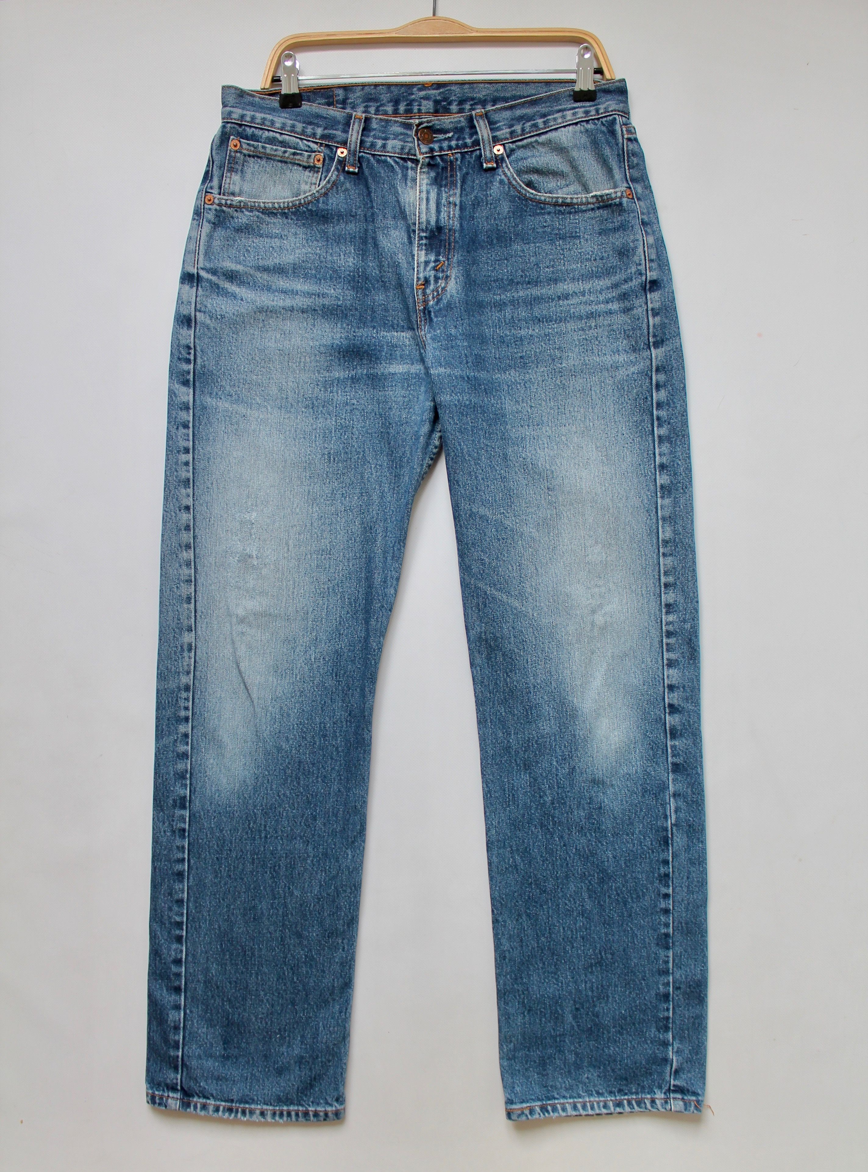Levi's Levi's Levis 751 Wash washed faded blue denim jeans pants Size US 32 / EU 48 - 8 Thumbnail