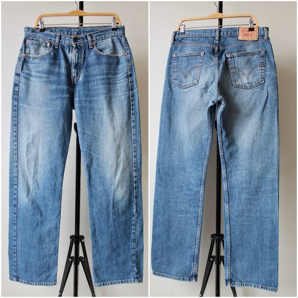Levi's Levi's Levis 751 Wash washed faded blue denim jeans pants Size US 32 / EU 48 - 1 Thumbnail