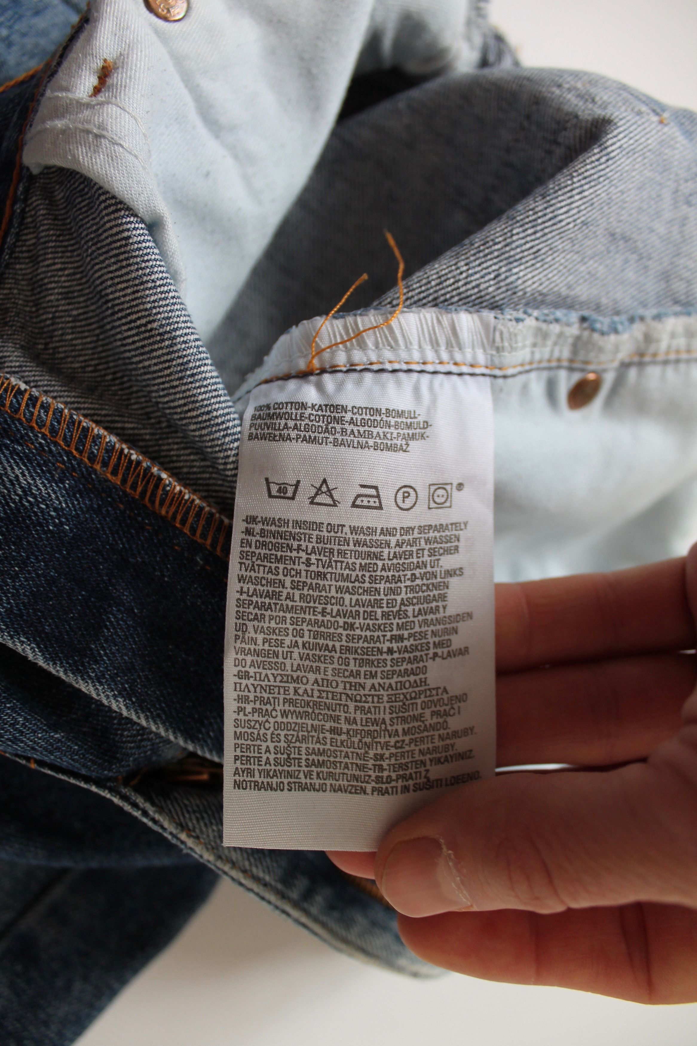Levi's Levi's Levis 751 Wash washed faded blue denim jeans pants Size US 32 / EU 48 - 15 Thumbnail