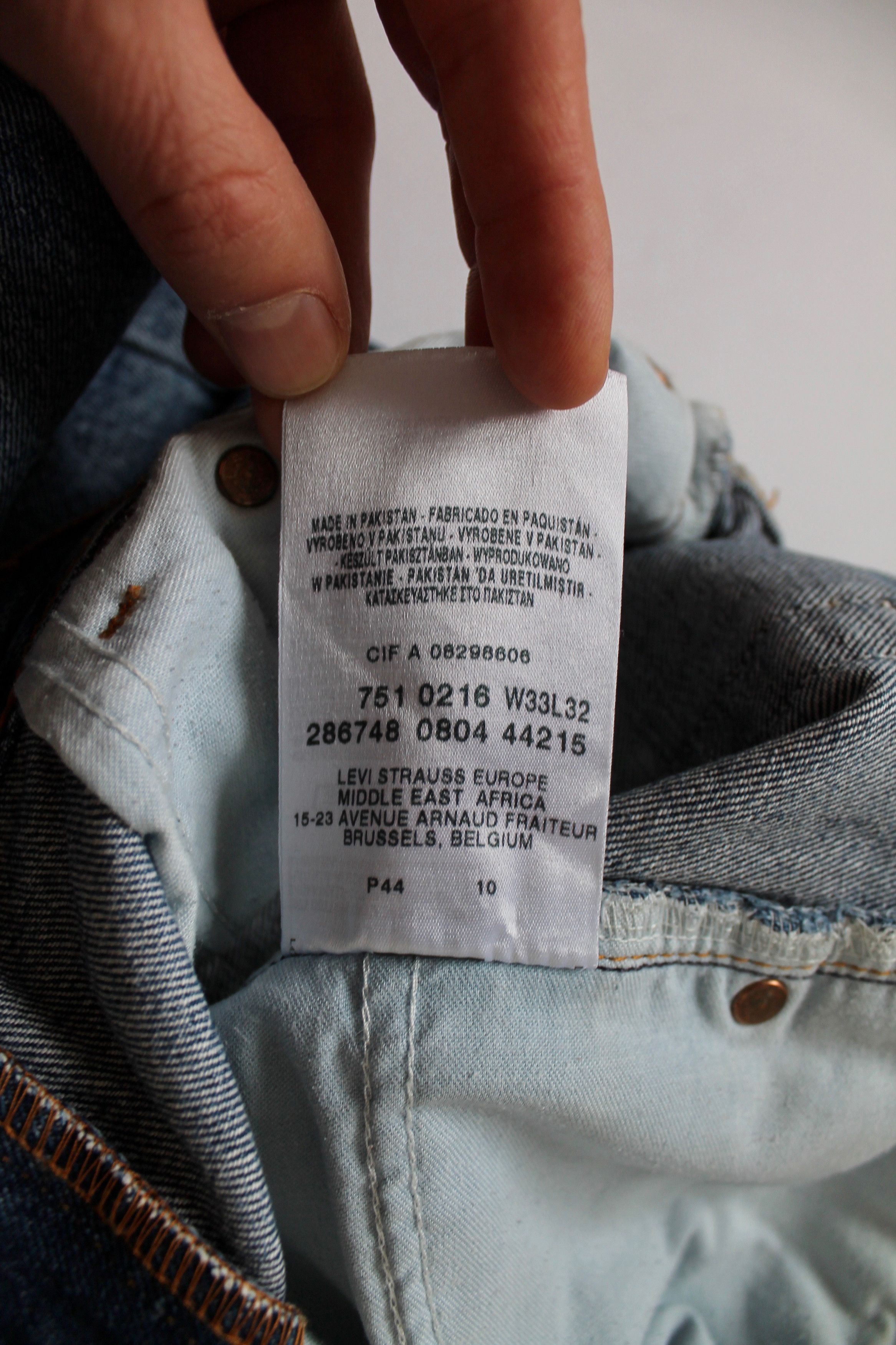 Levi's Levi's Levis 751 Wash washed faded blue denim jeans pants Size US 32 / EU 48 - 14 Thumbnail