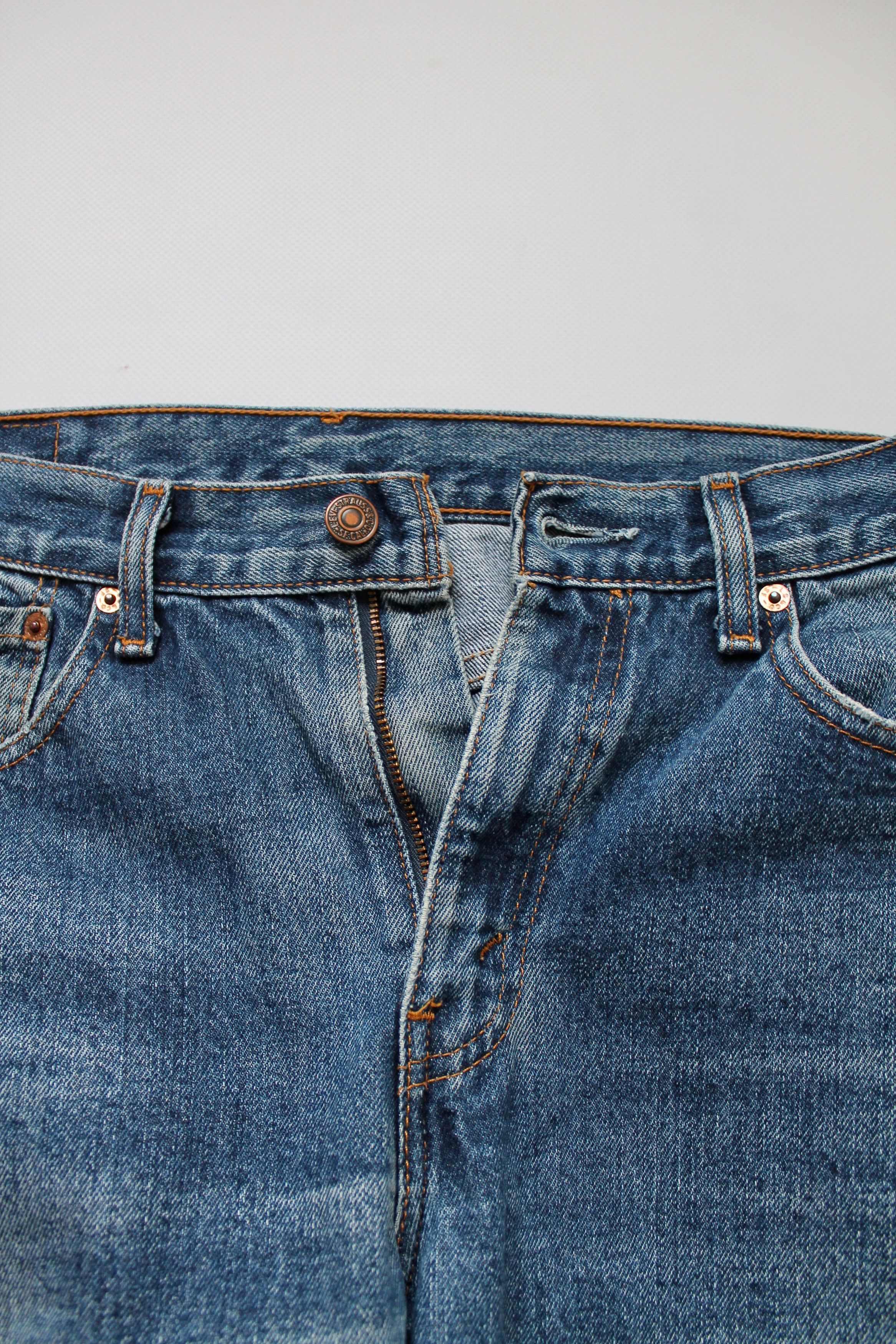 Levi's Levi's Levis 751 Wash washed faded blue denim jeans pants Size US 32 / EU 48 - 16 Thumbnail