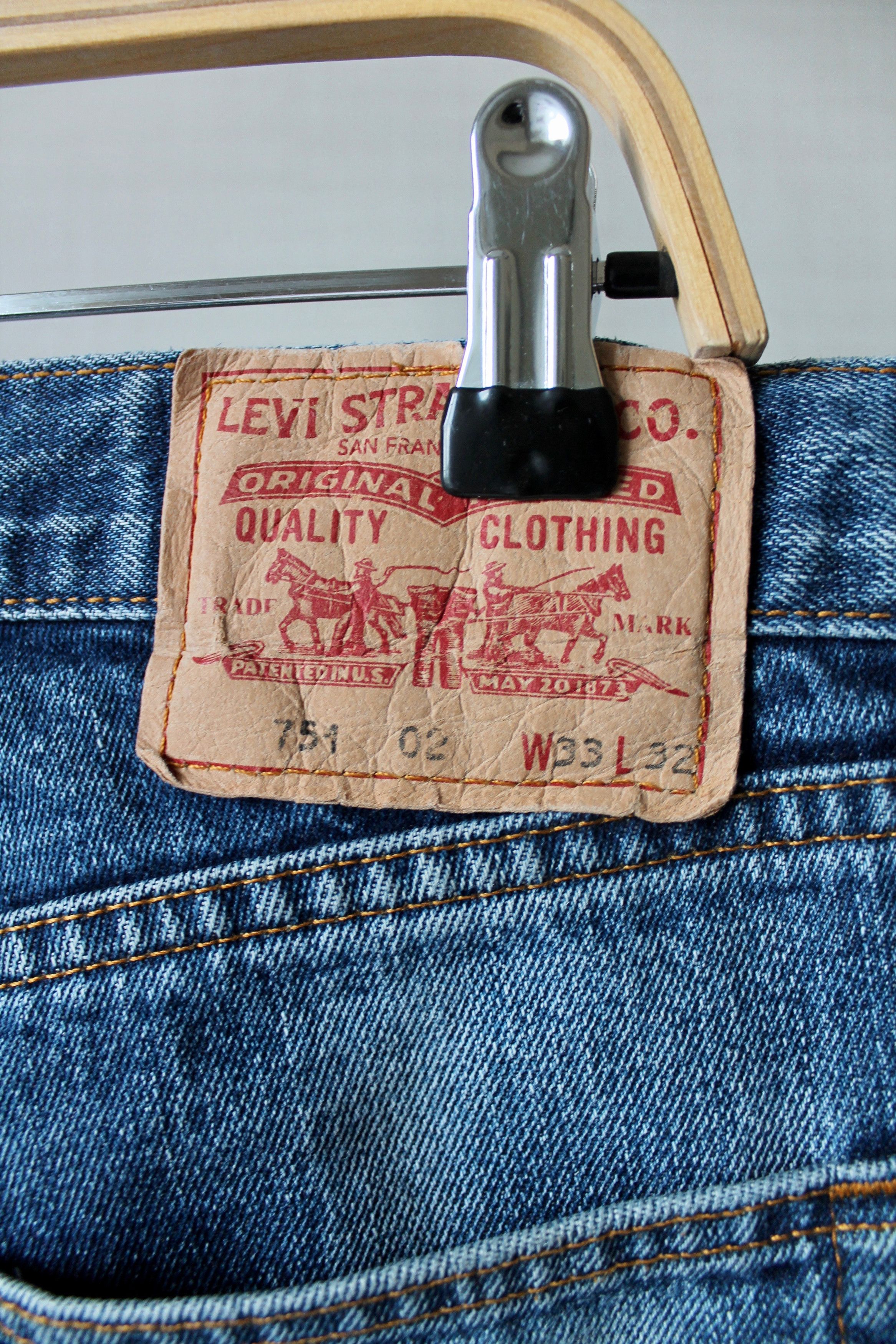 Levi's Levi's Levis 751 Wash washed faded blue denim jeans pants Size US 32 / EU 48 - 7 Thumbnail