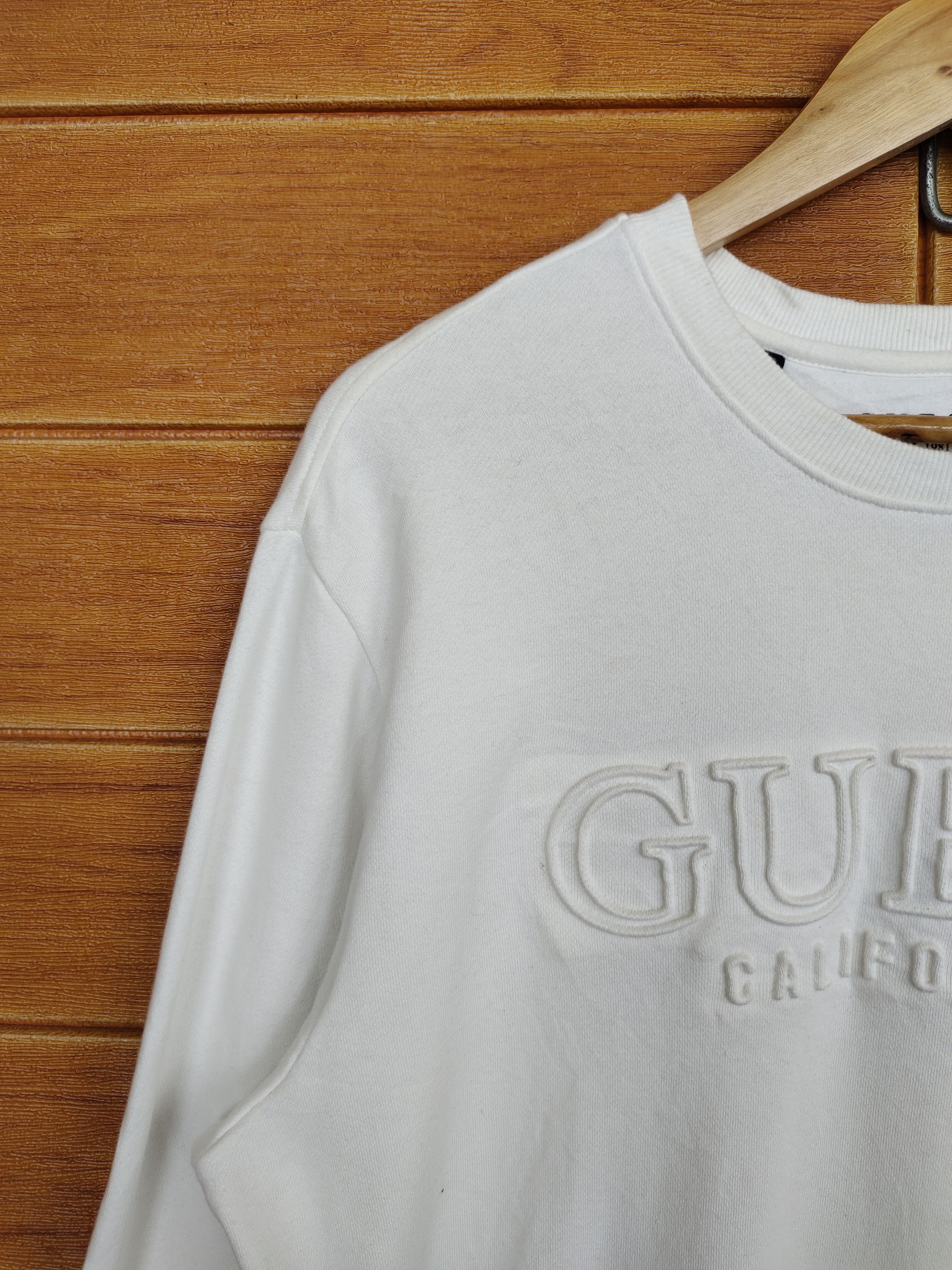 Guess GUESS California Spell Out White Sweatshirt Size US L / EU 52-54 / 3 - 5 Thumbnail
