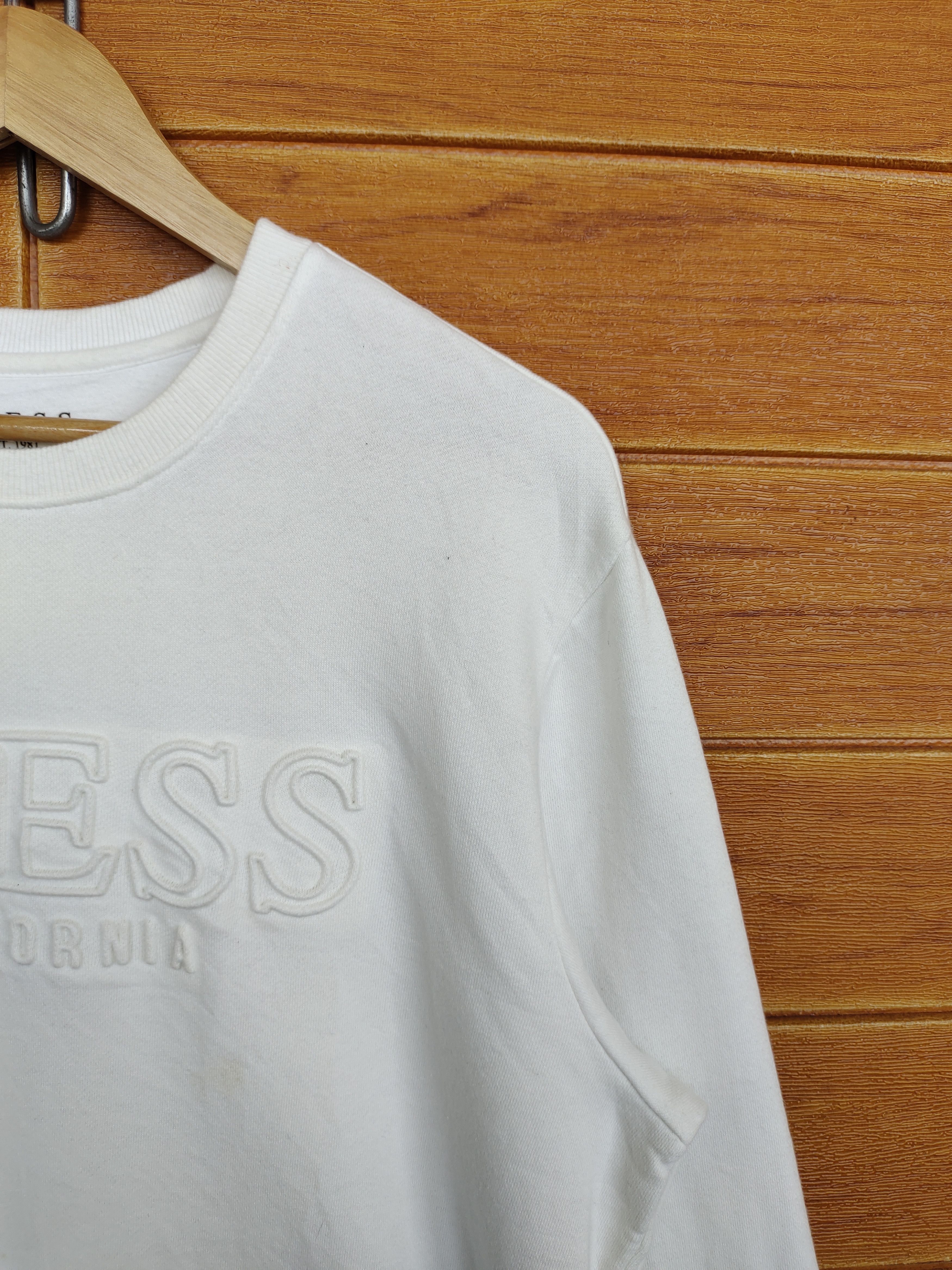 Guess GUESS California Spell Out White Sweatshirt Size US L / EU 52-54 / 3 - 4 Thumbnail