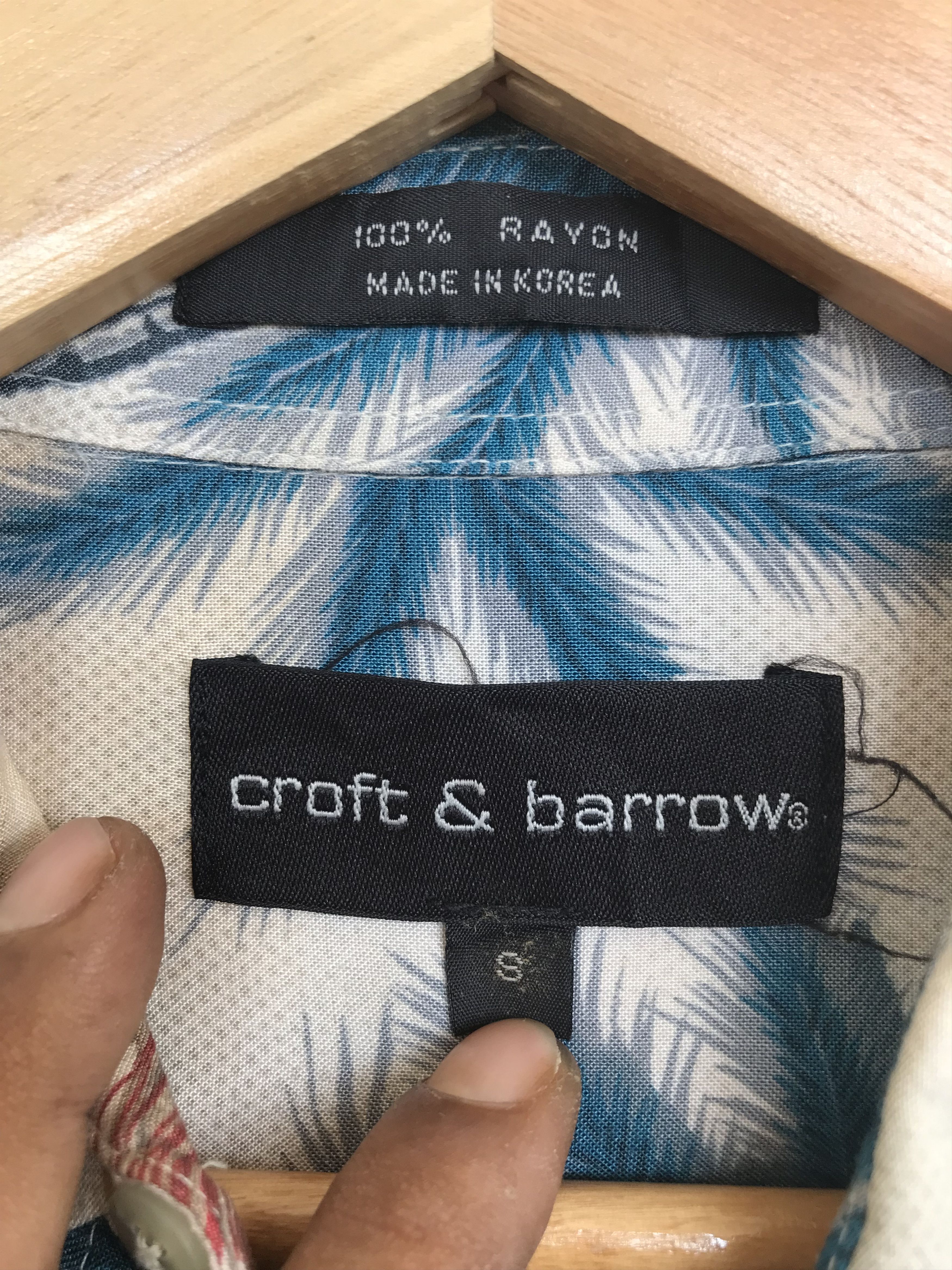 Croft & Barrow 90s CROFT & BARROW Rayon Hula Girls Oversize Hawaiian Size US S / EU 44-46 / 1 - 9 Thumbnail