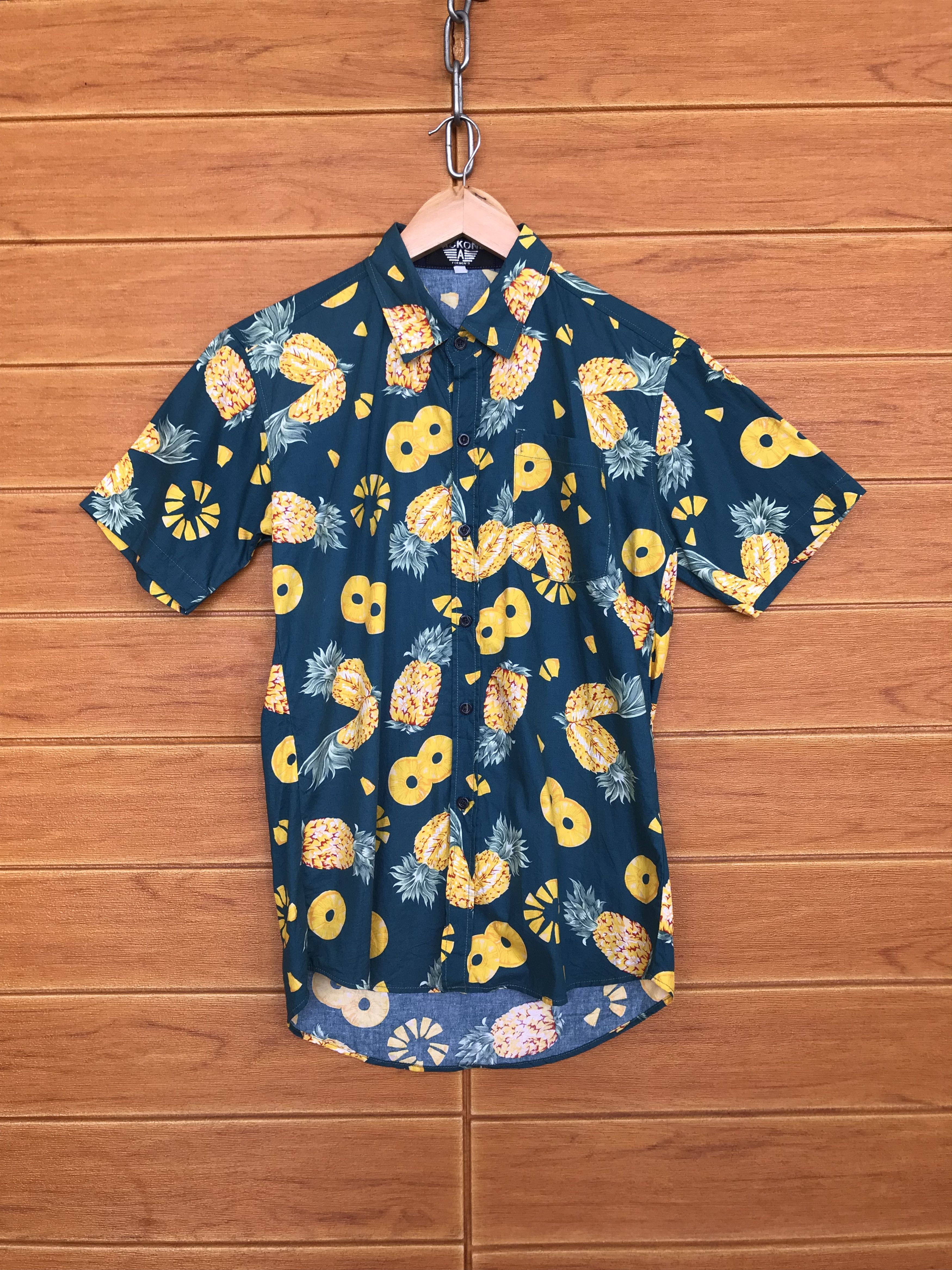 Japanese Brand Vintage Japanese Brand JACKONE Pineapple Hawaiian Shirt Size US M / EU 48-50 / 2 - 1 Thumbnail