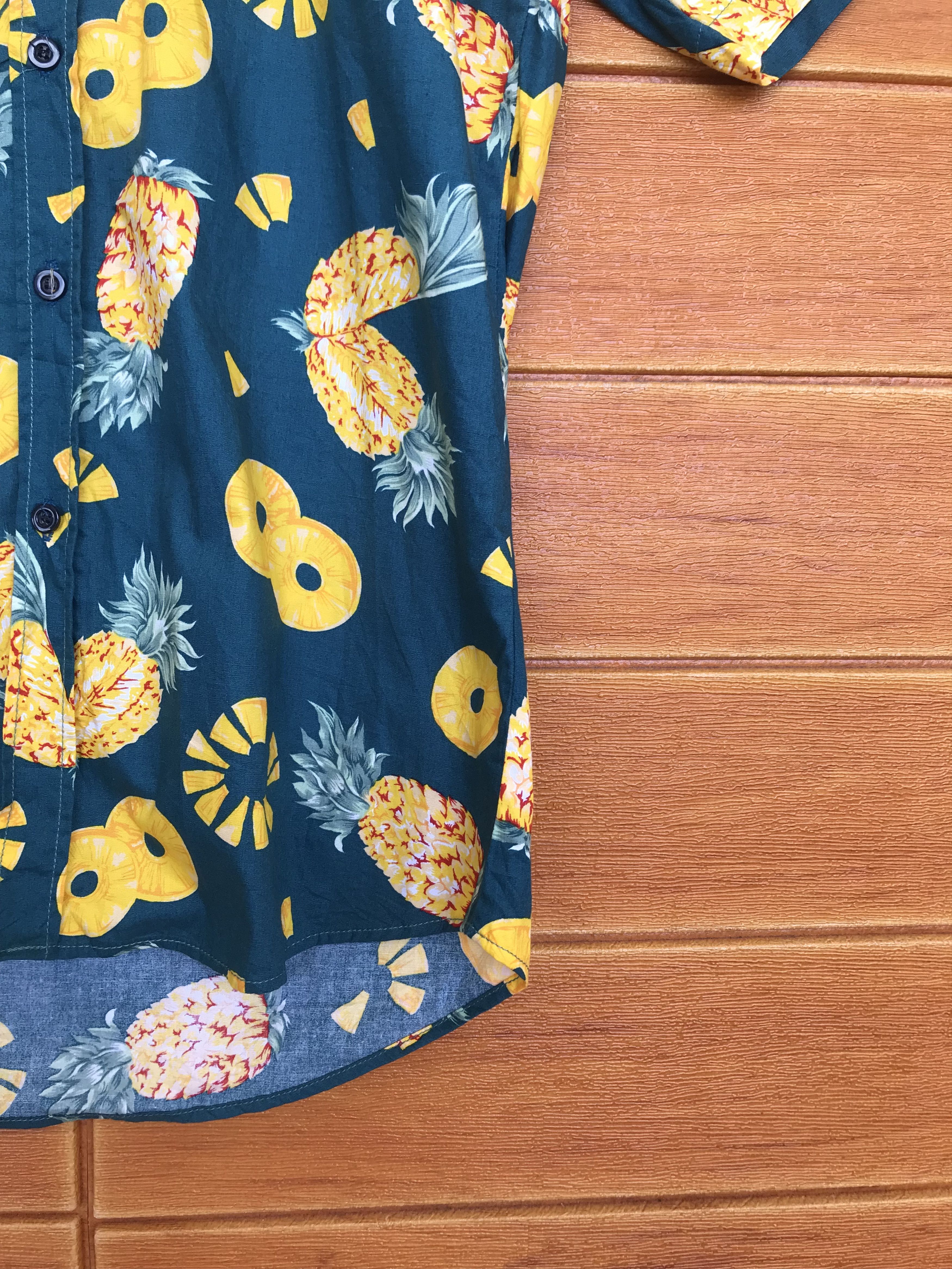 Japanese Brand Vintage Japanese Brand JACKONE Pineapple Hawaiian Shirt Size US M / EU 48-50 / 2 - 6 Thumbnail