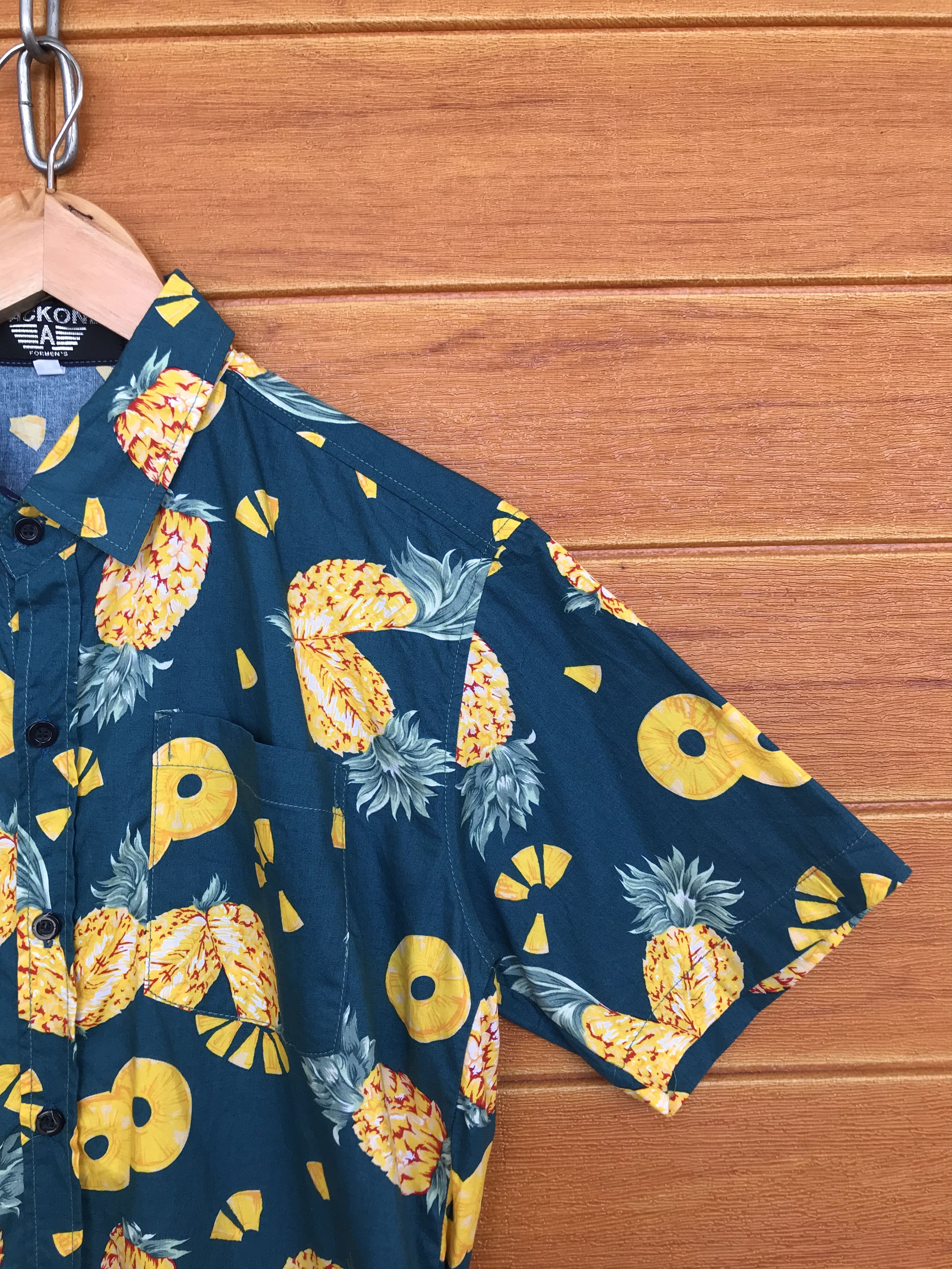 Japanese Brand Vintage Japanese Brand JACKONE Pineapple Hawaiian Shirt Size US M / EU 48-50 / 2 - 4 Thumbnail