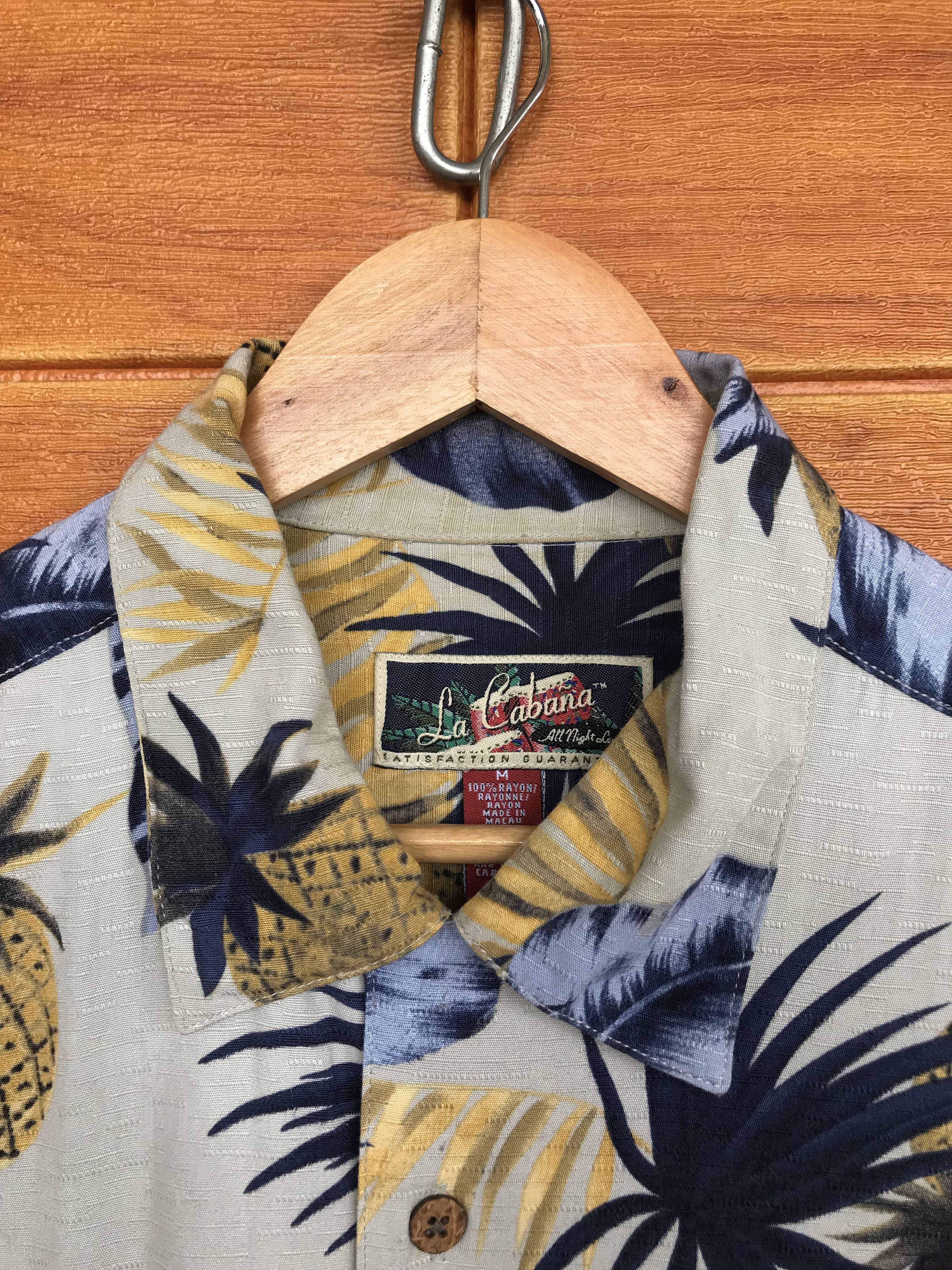 Sun Surf Vintage LA CABANA Pineapple Hawaiian Shirt Size US M / EU 48-50 / 2 - 3 Thumbnail