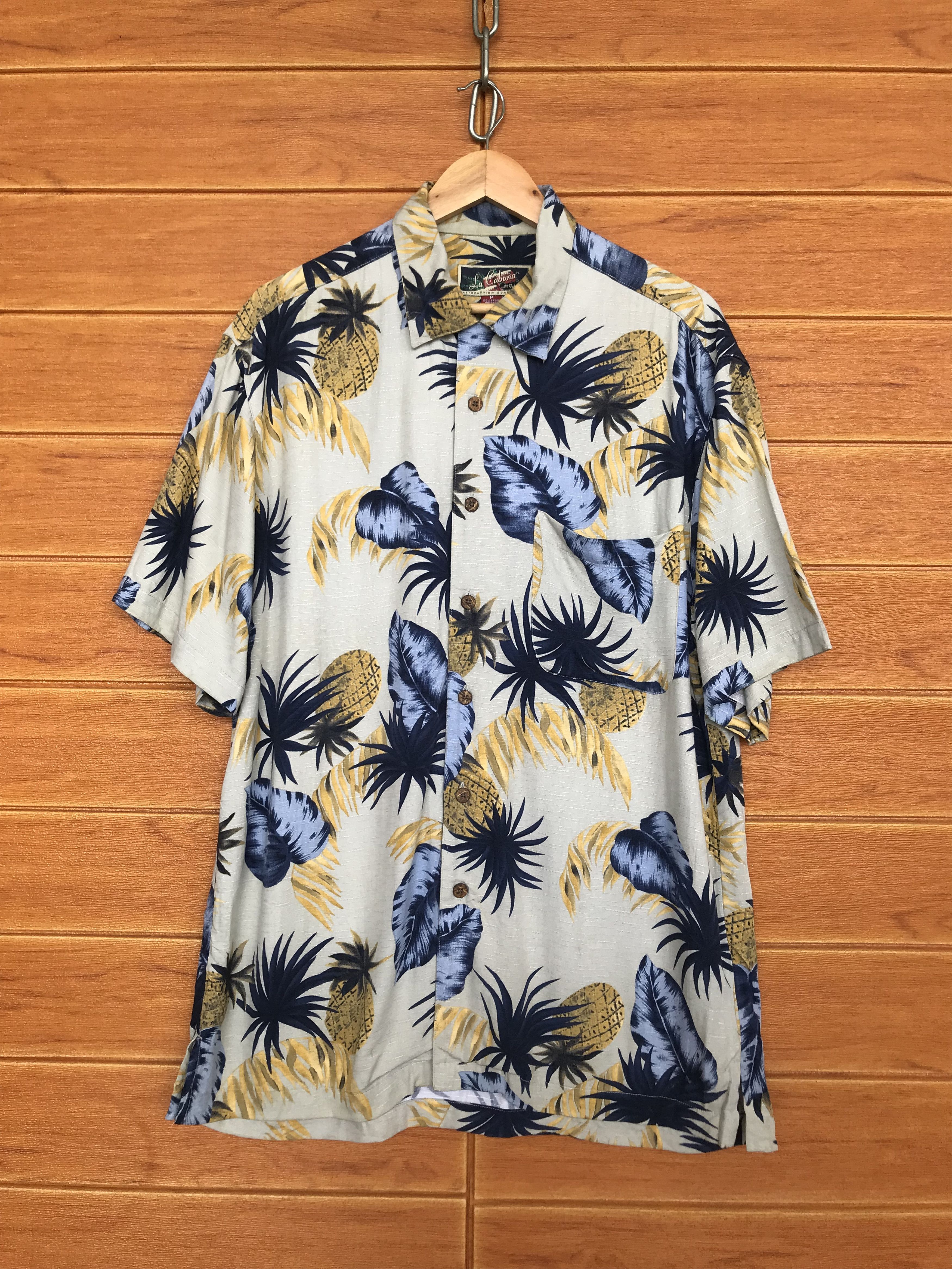 Sun Surf Vintage LA CABANA Pineapple Hawaiian Shirt Size US M / EU 48-50 / 2 - 1 Thumbnail