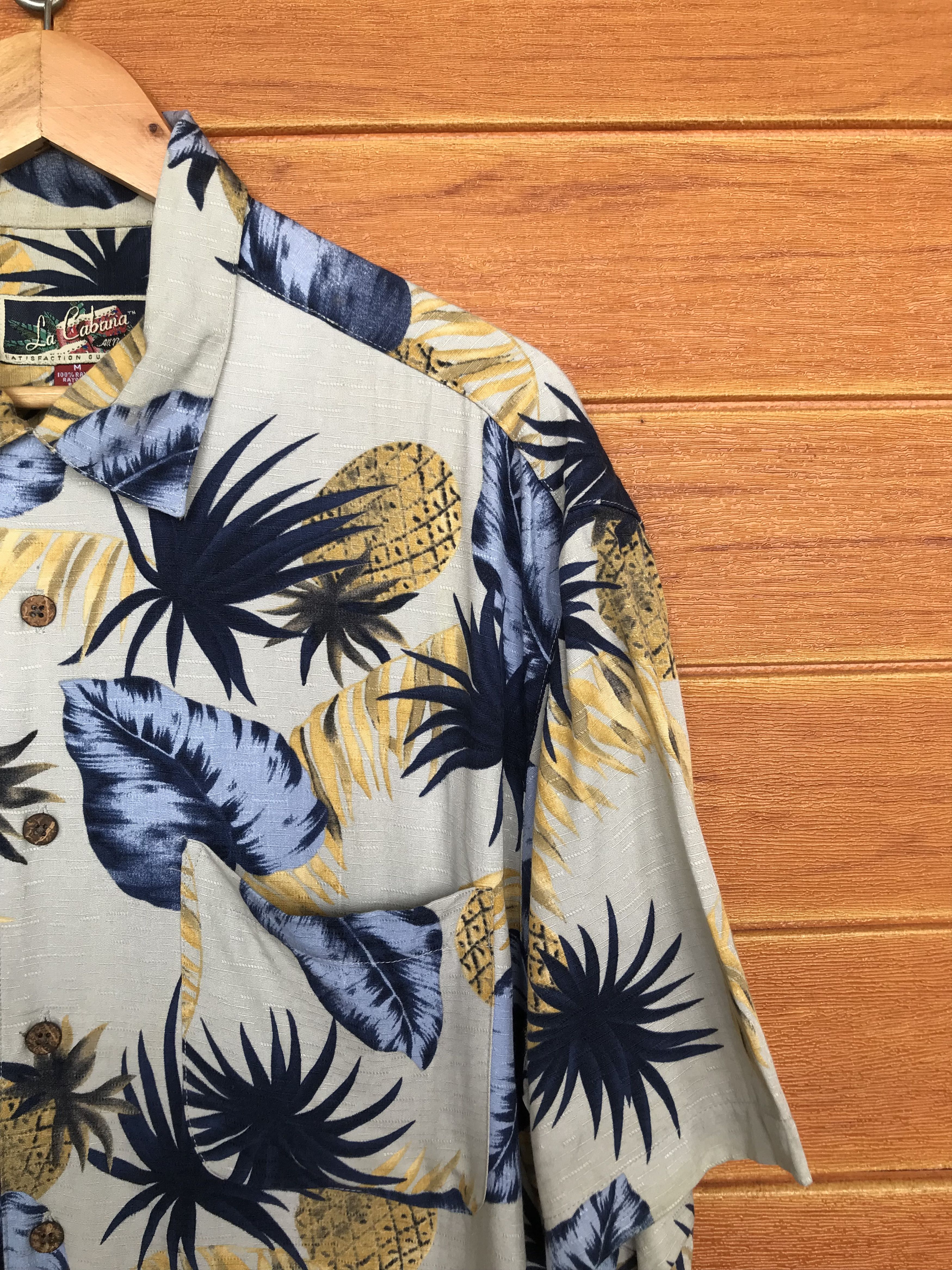 Sun Surf Vintage LA CABANA Pineapple Hawaiian Shirt Size US M / EU 48-50 / 2 - 7 Thumbnail