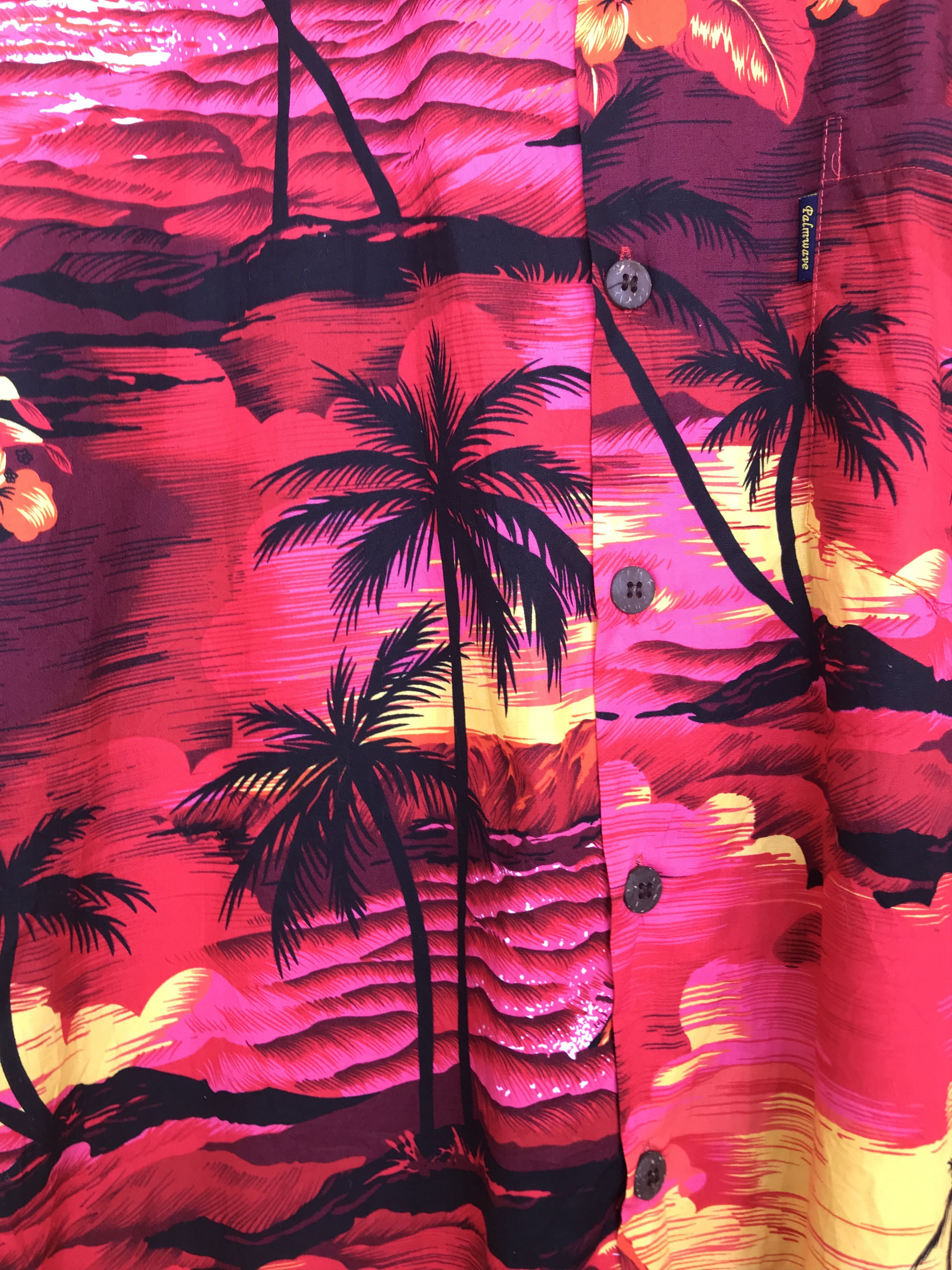 Hysteric Glamour Vintage PALMWAVE Scenic View Sunset Oversize Hawaiian Size US S / EU 44-46 / 1 - 2 Thumbnail