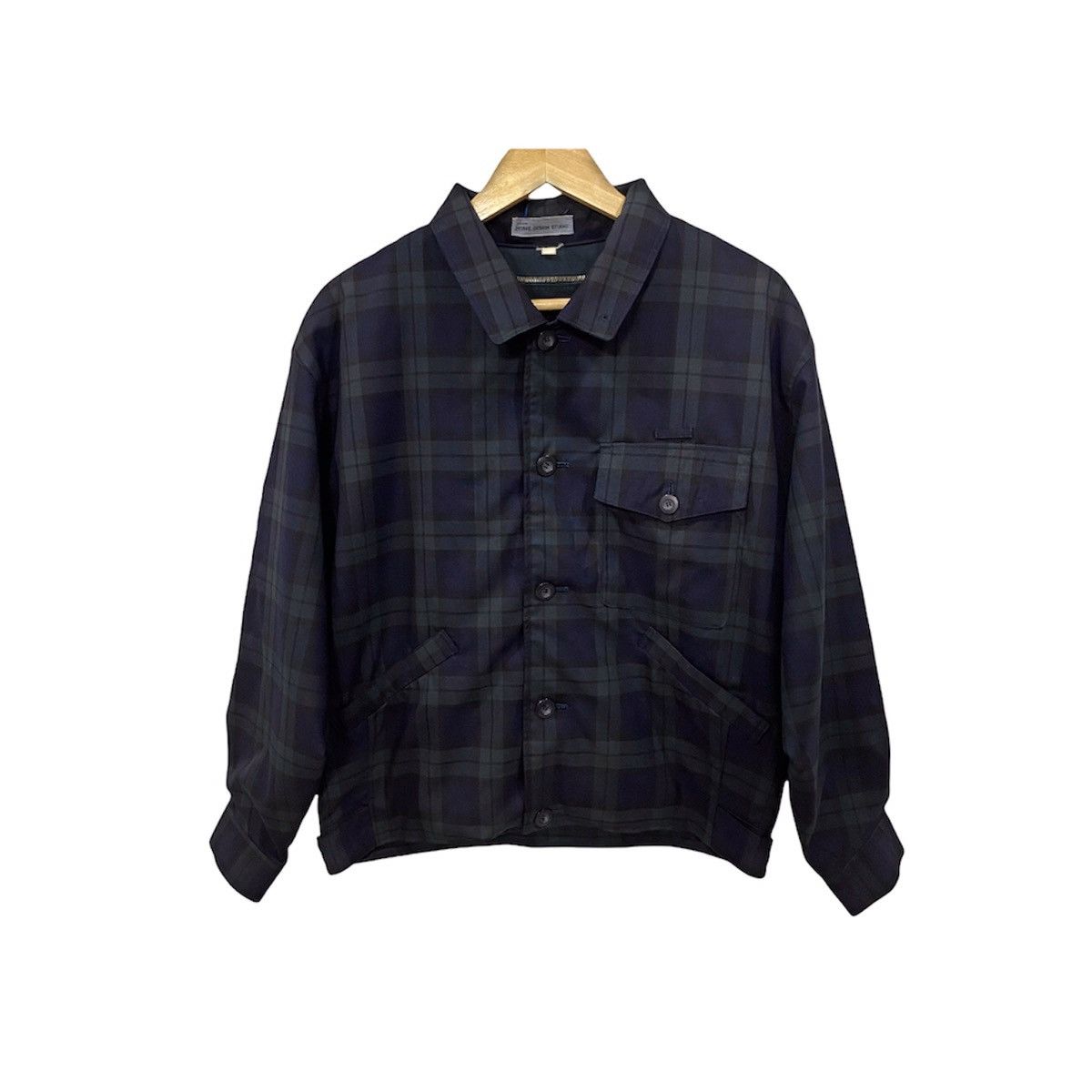 Designer × Issey Miyake × Japanese Brand Issey miyake checkered jacket Size US M / EU 48-50 / 2 - 4 Thumbnail