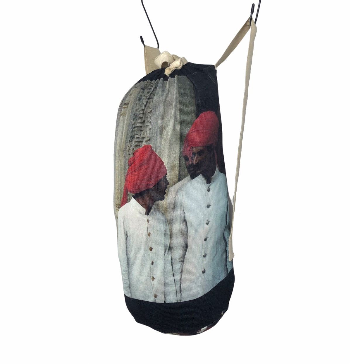Paul Smith RARE🔥Paul Smith Printed Cotton Drawstring Bagpack Size ONE SIZE - 3 Thumbnail